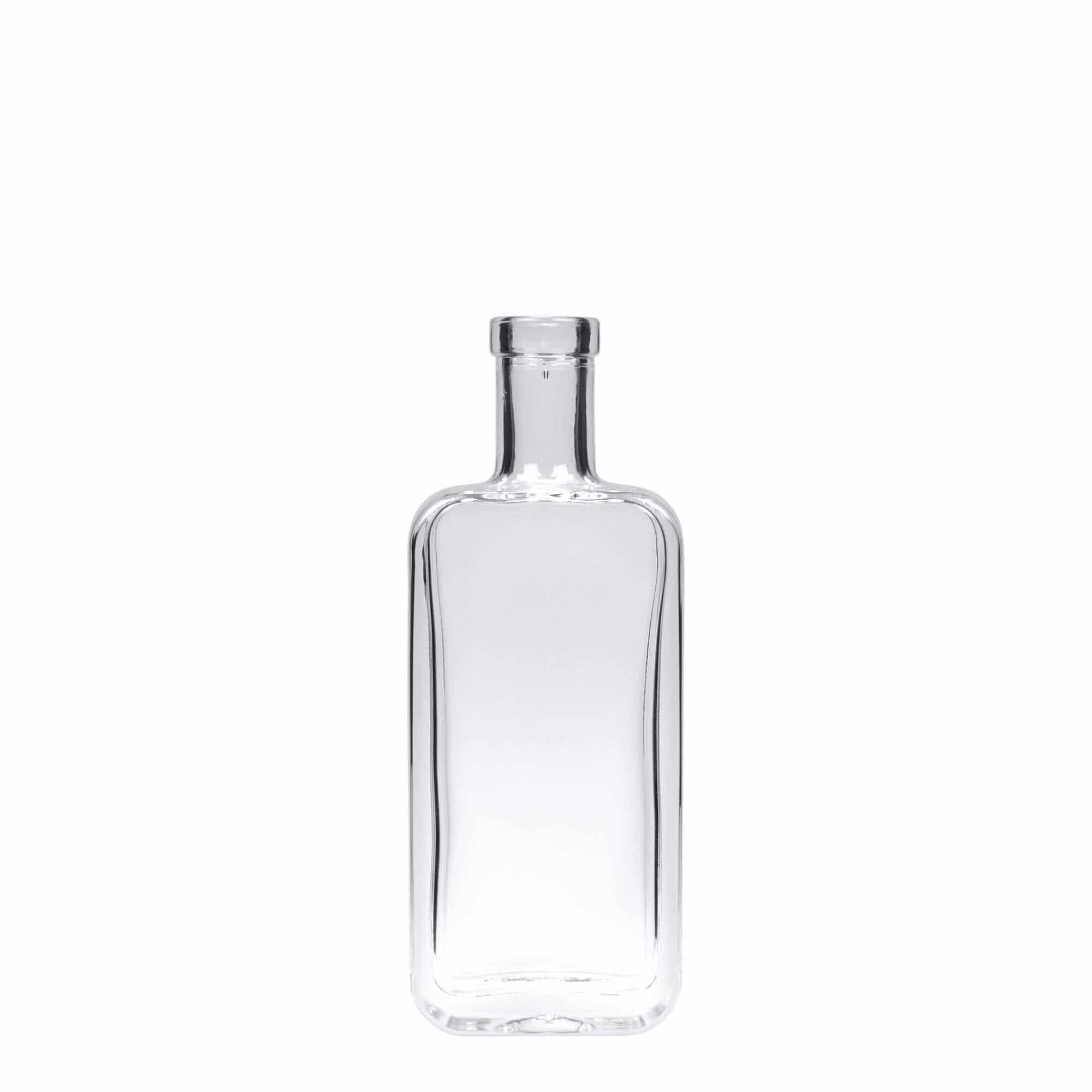 100 ml Garrafa de vidro 'Nice', retangular, boca: Cortiça 100 ml Garrafa de vidro 'Nice', retangular, boca: Cortiça