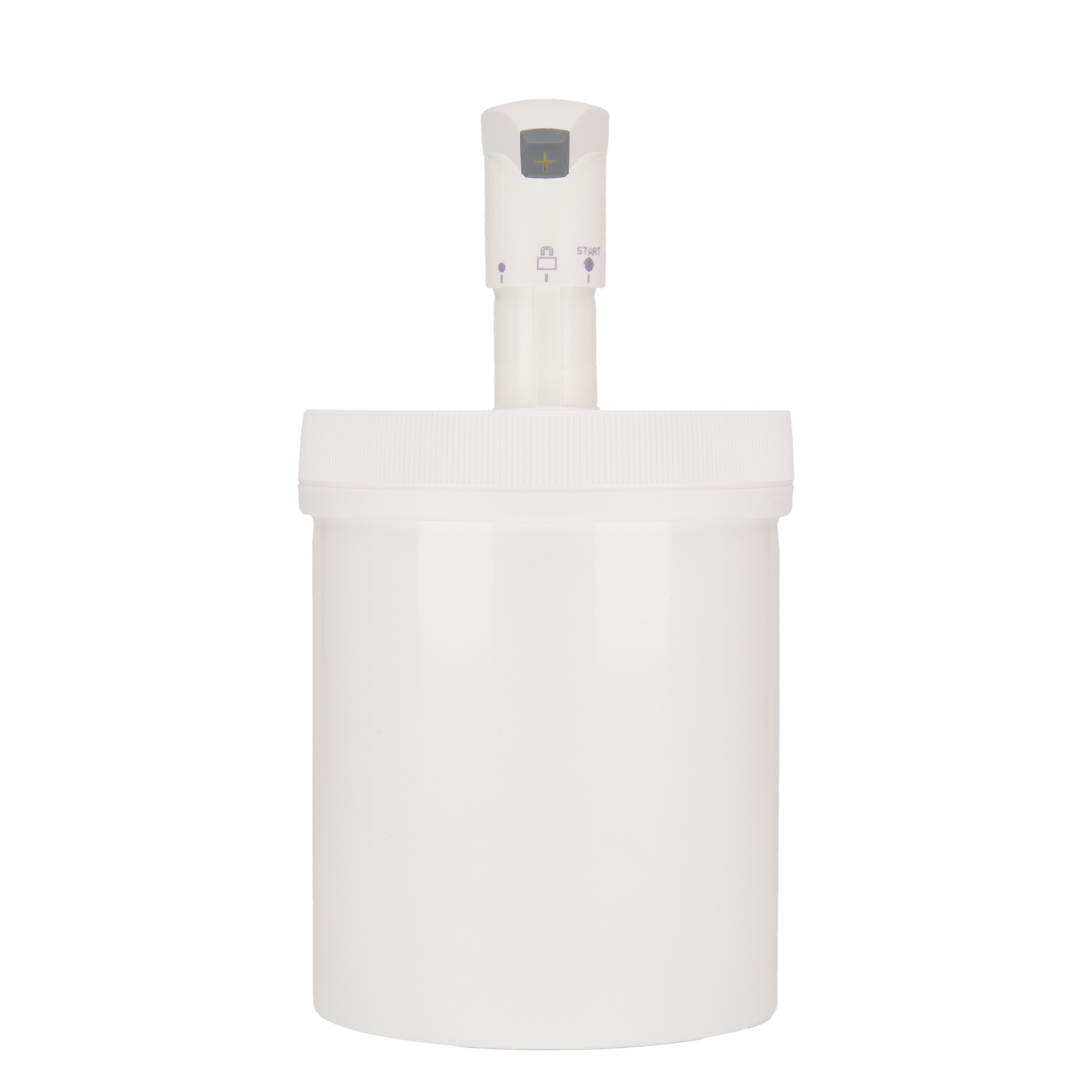 1.240 ml Frasco dispensador 'Securibox', plástico PP, branco, bocal: tampa de rosca