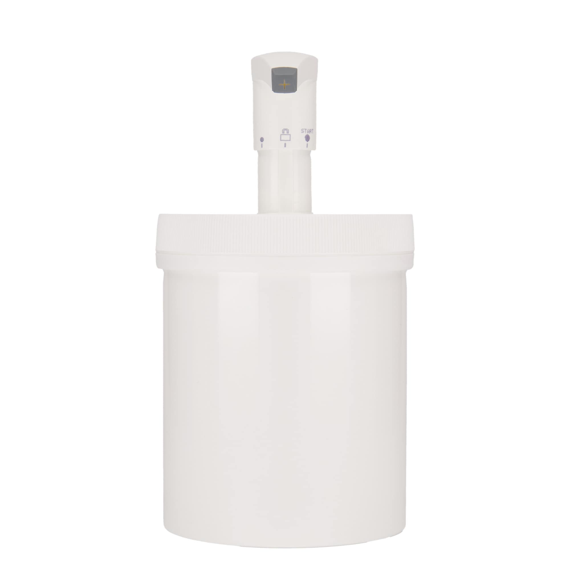 1.240 ml Frasco dispensador 'Securibox', plástico PP, branco, bocal: tampa de rosca