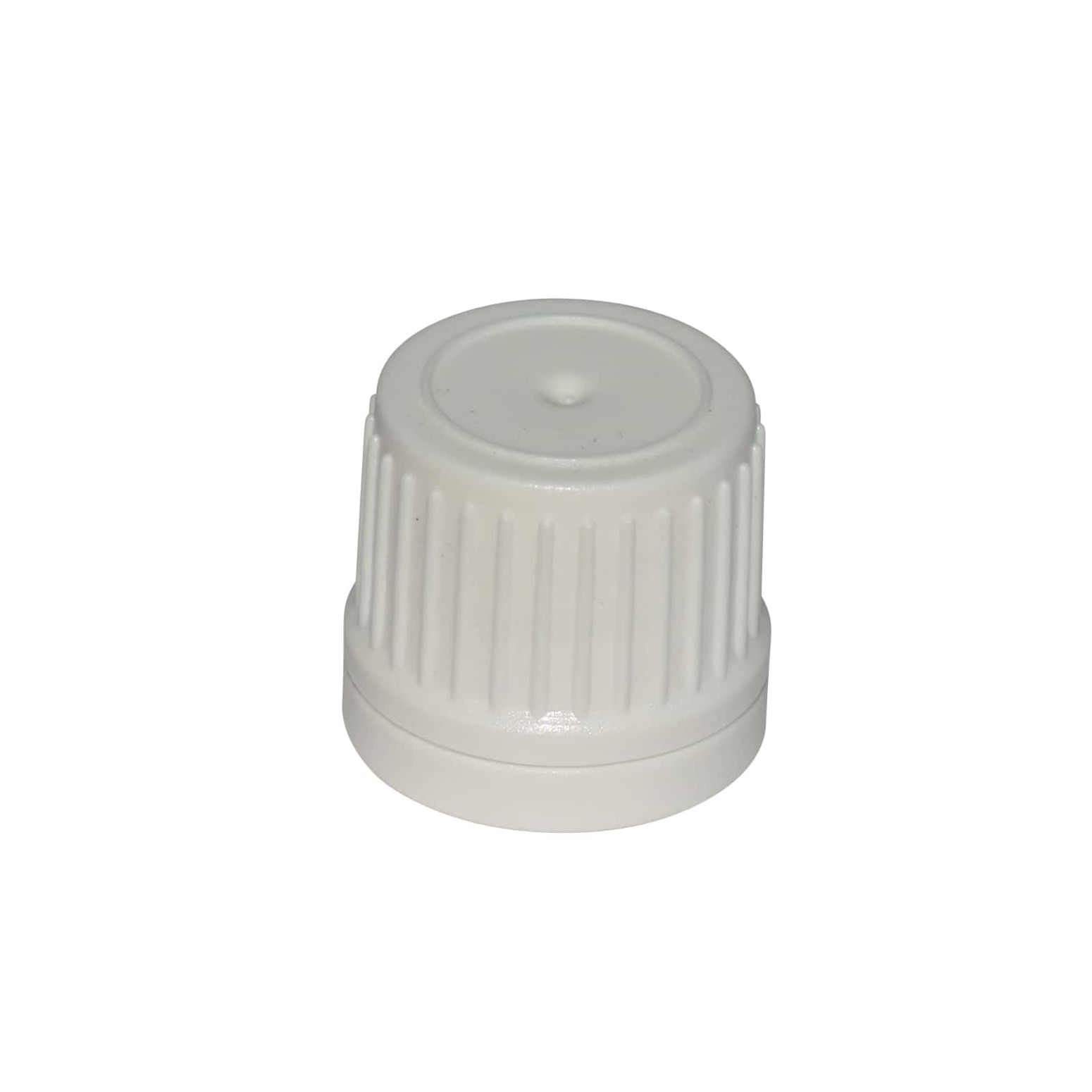 Tampa de rosca Disc Top, plástico PP, branco, para boca: 24/410