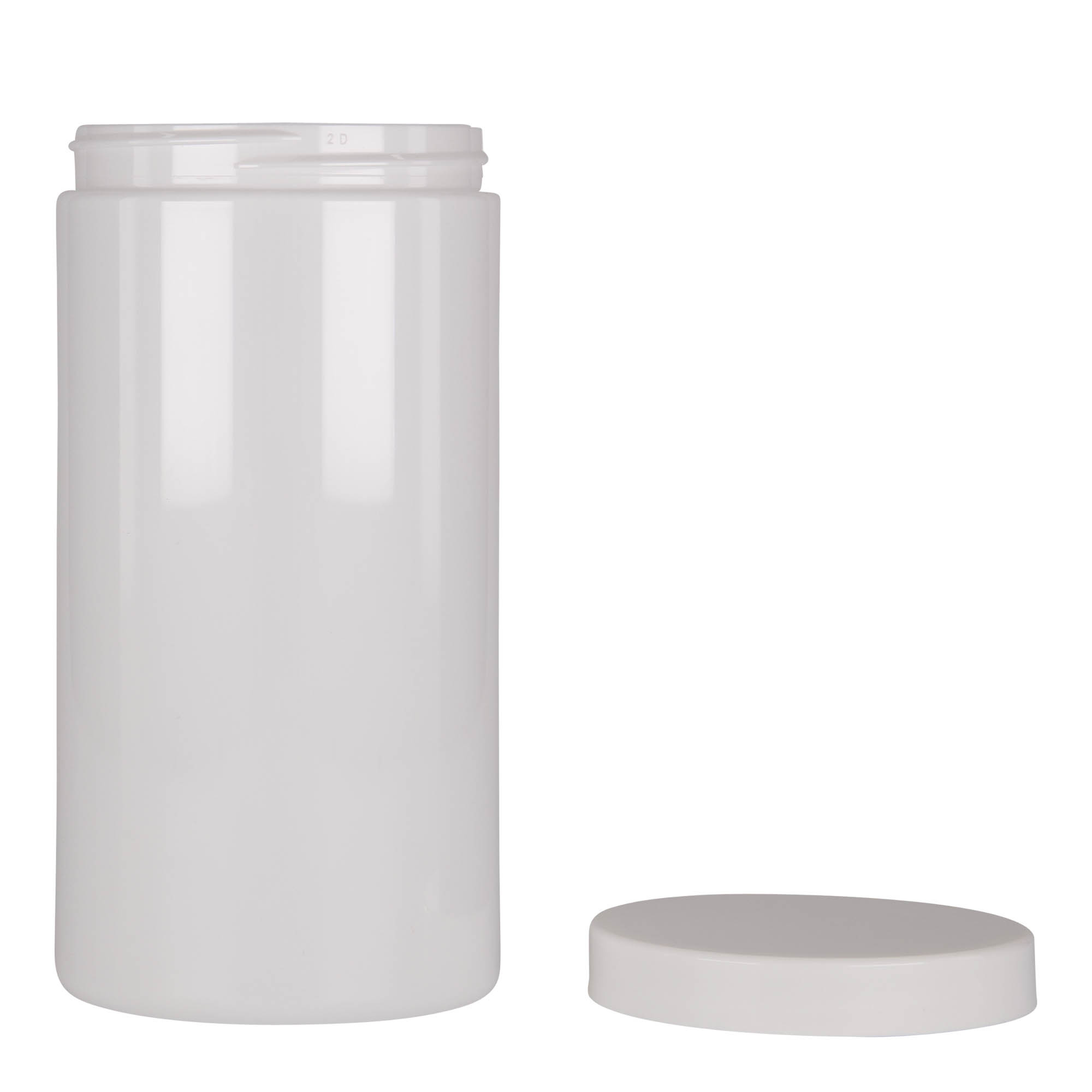 Frasco PET de 500 ml 'Isabella', branco, bocal: 70/400