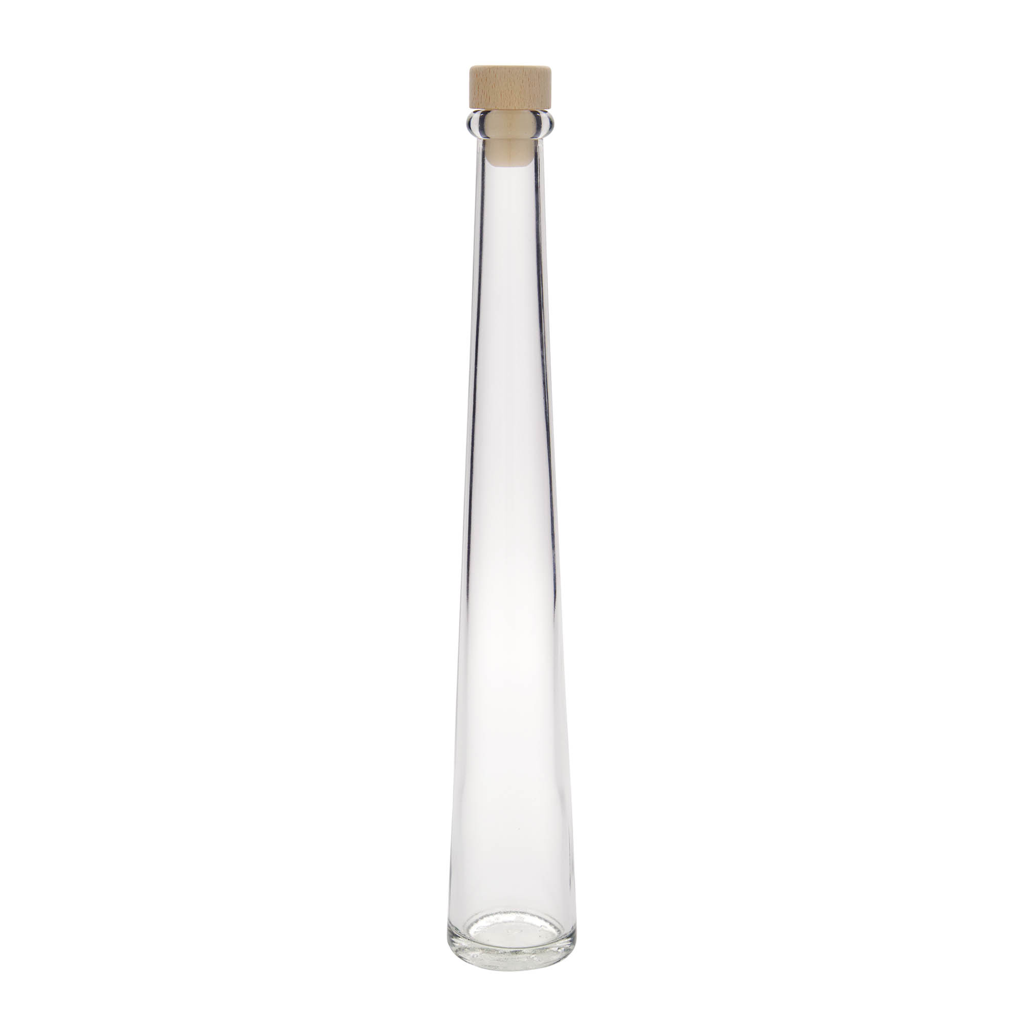 Garrafa de vidro de 200 ml 'Dama Rondo', boca: cortiça