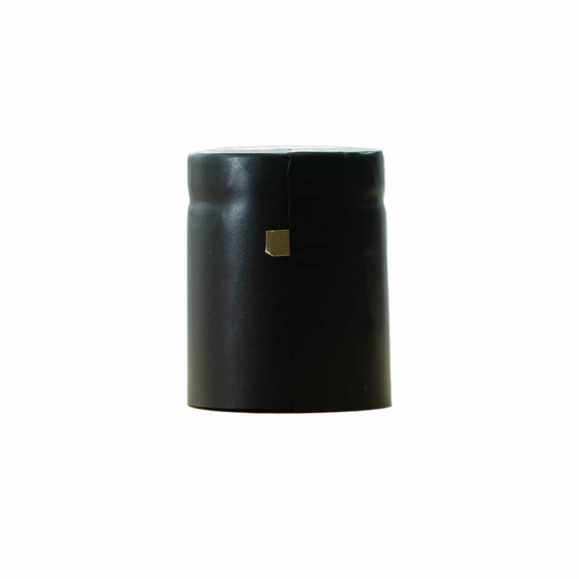 Cápsula retrátil 32x41, plástico PVC, preto Cápsula retrátil 32x41, plástico PVC, preto
