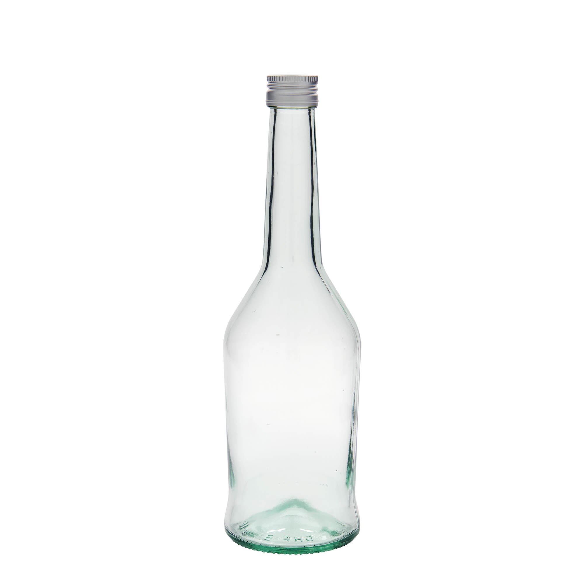 Garrafa de vidro de 500 ml para bebidas espirituosas, boca: PP 28