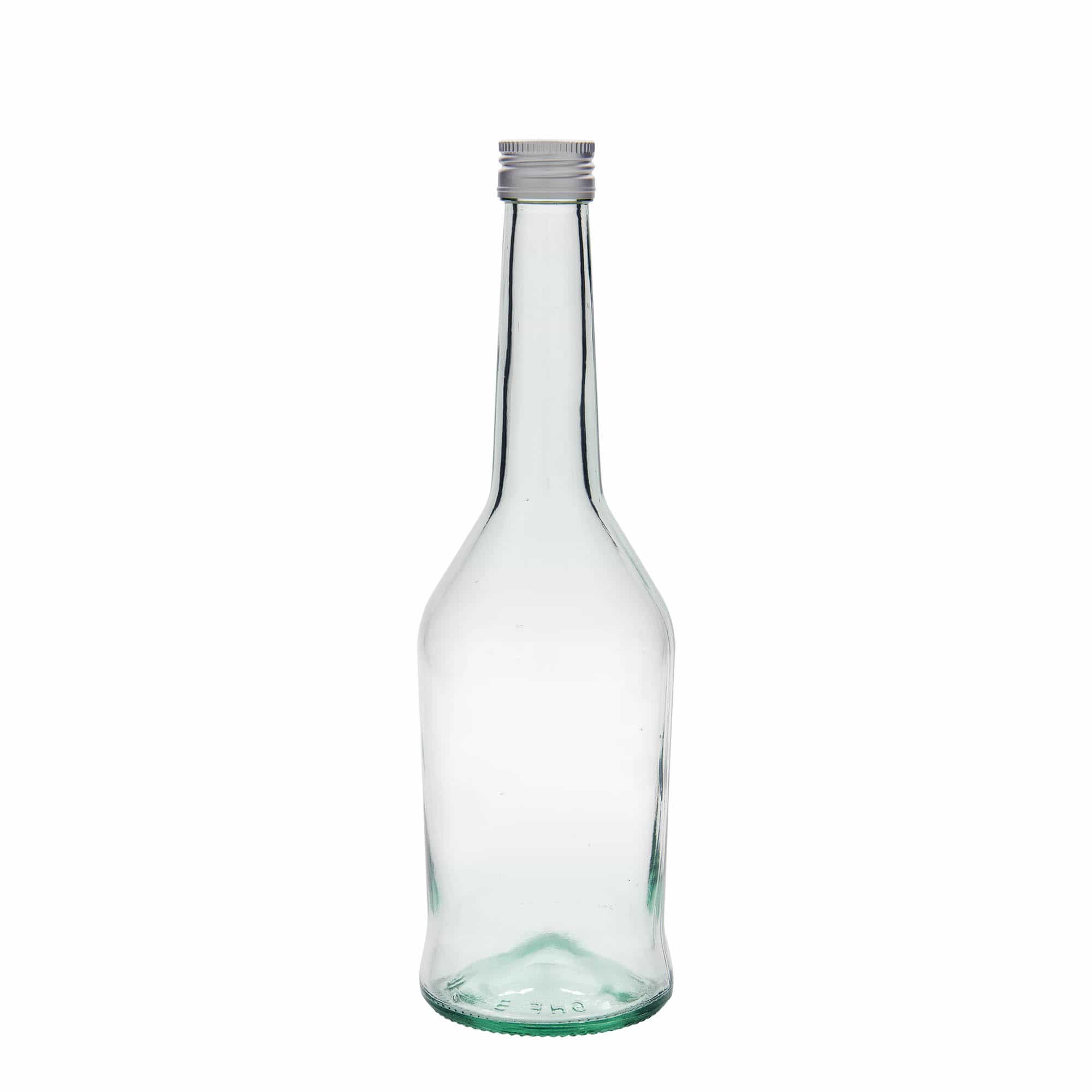 Garrafa de vidro de 500 ml para bebidas espirituosas, boca: PP 28