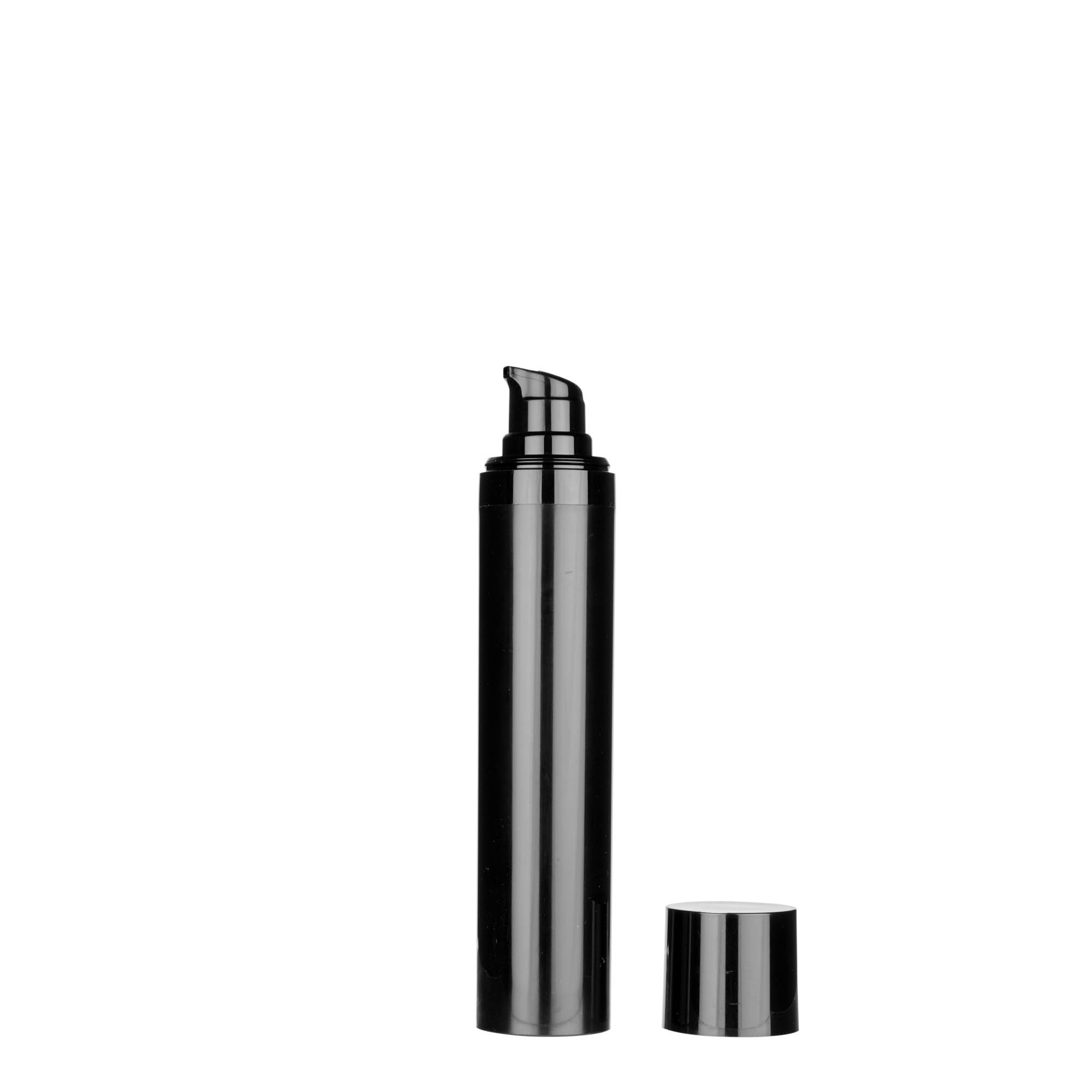 Doseador Airless 'Micro' 50 ml, plástico PP, preto Doseador Airless 'Micro' 50 ml, plástico PP, preto