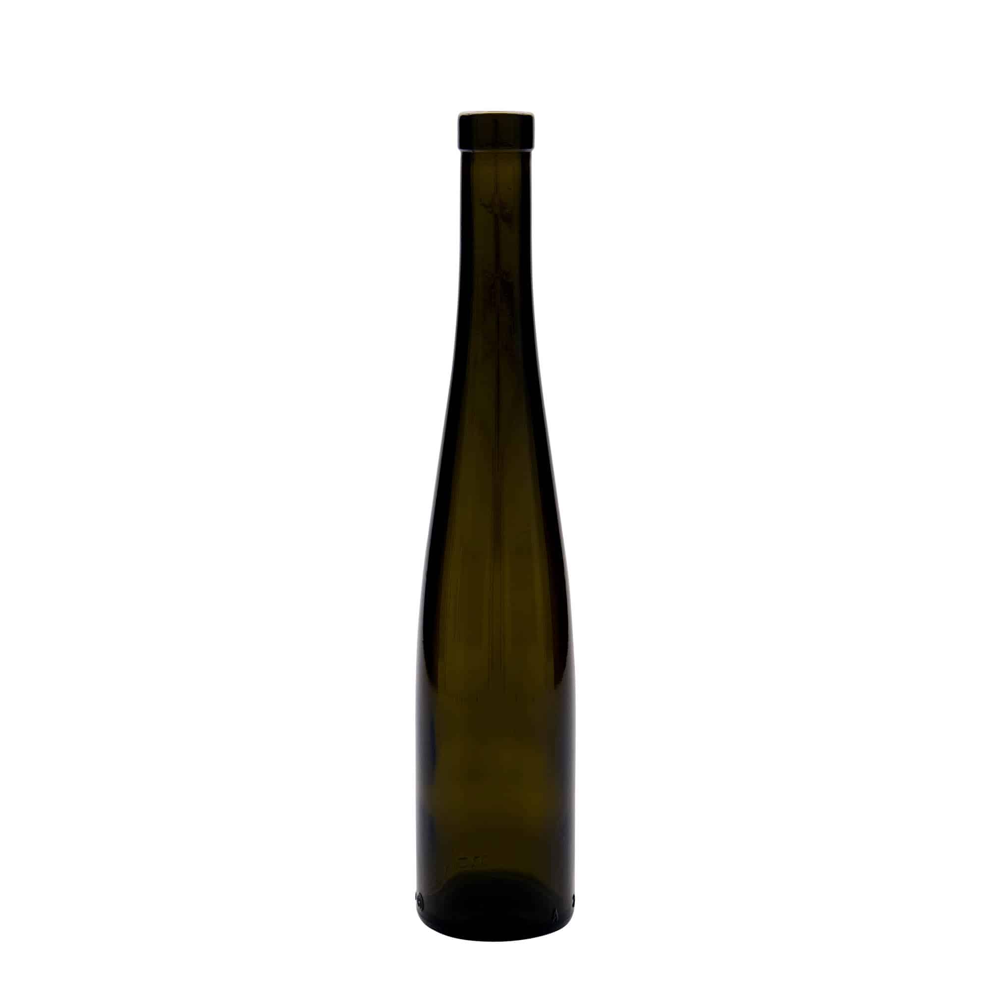 375 ml Garrafa de vidro 'Weinschlegel', verde antigo, boca: Cortiça 375 ml Garrafa de vidro 'Weinschlegel', verde antigo, boca: Cortiça