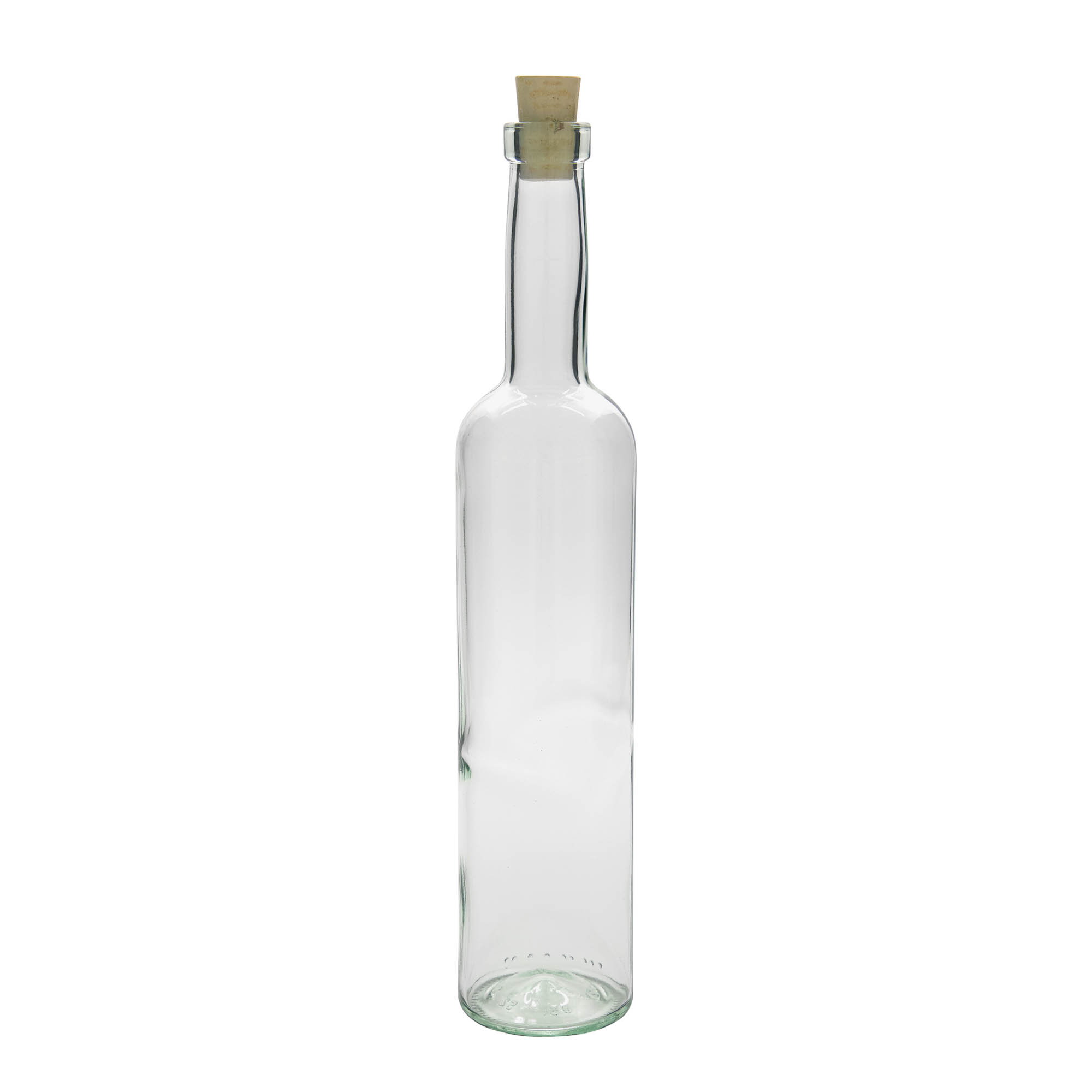 Garrafa de vidro de 500 ml 'Bordeaux', Boca: Cortiça