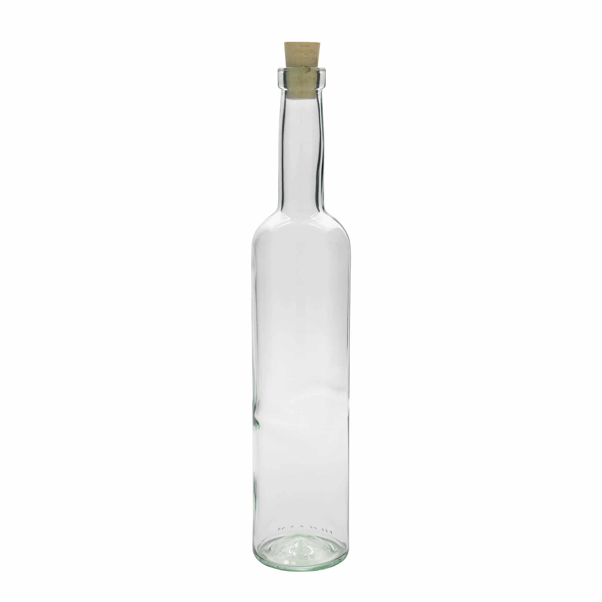 Garrafa de vidro de 500 ml 'Bordeaux', Boca: Cortiça
