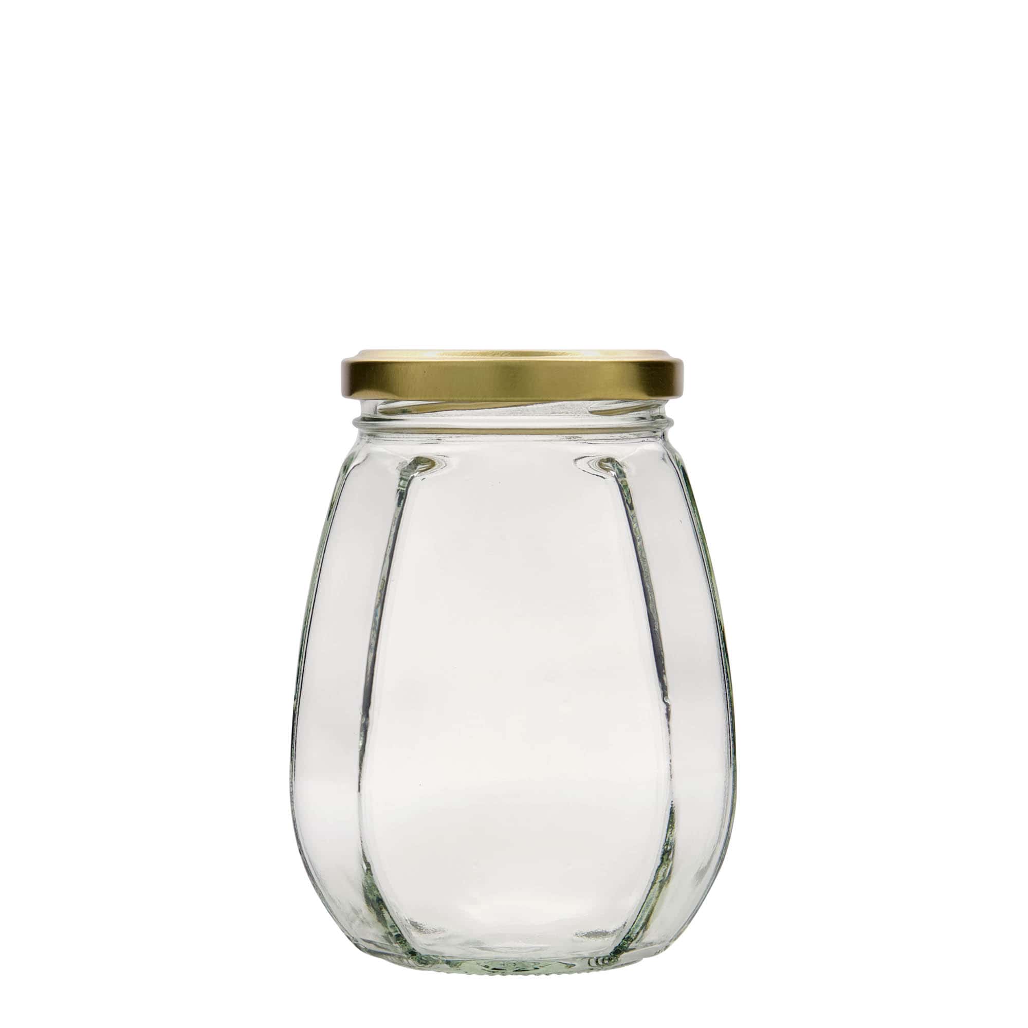 385 ml frasco para joias, hexagonal, boca: Twist-Off (TO 63)