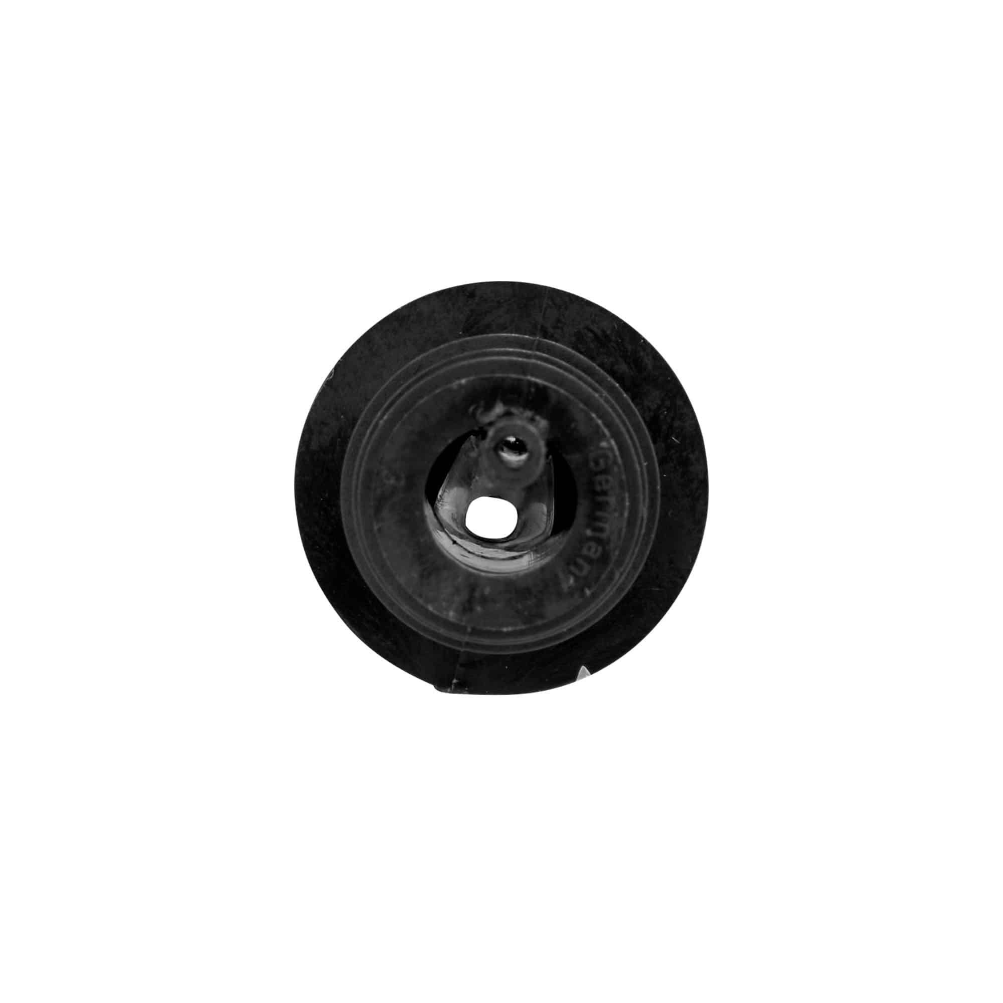 Vertedor de garrafas Jet Pour, plástico PE, preto