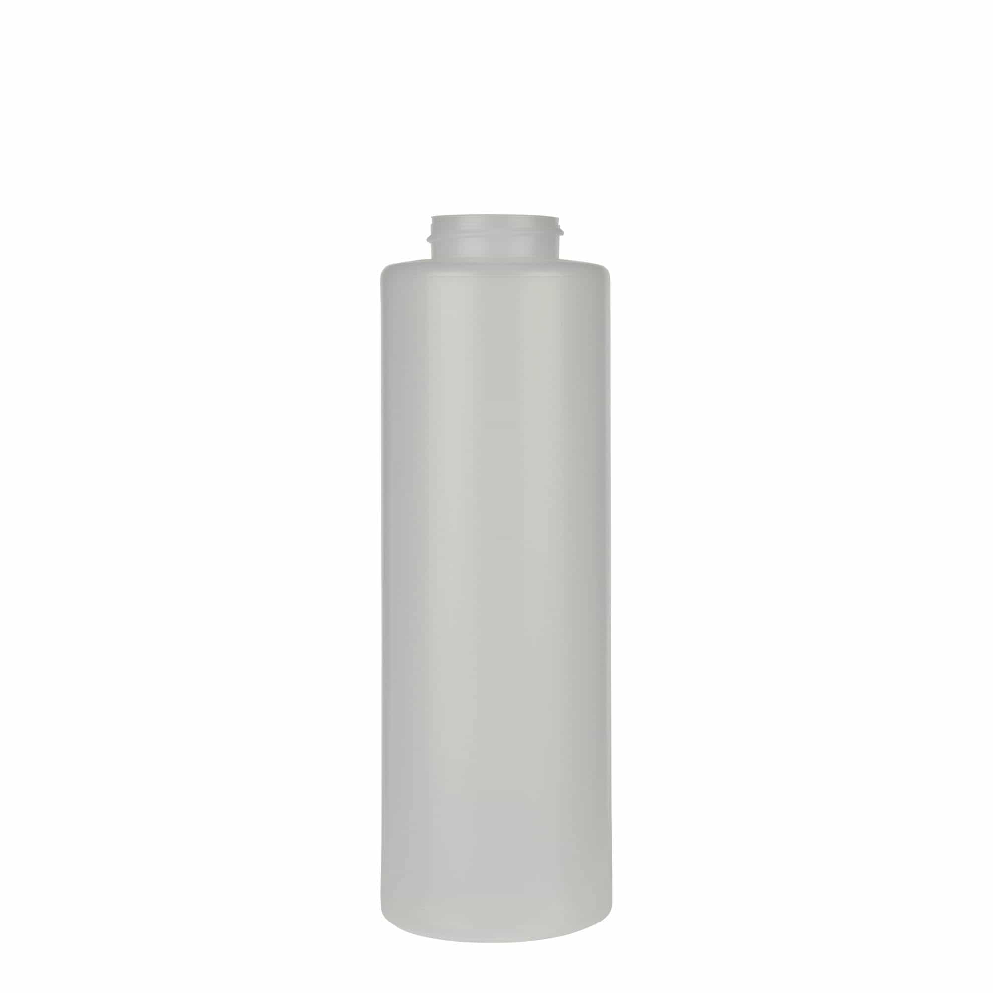 500 ml Frasco para molhos, plástico PEBD, natural, boca: GPI 38/400