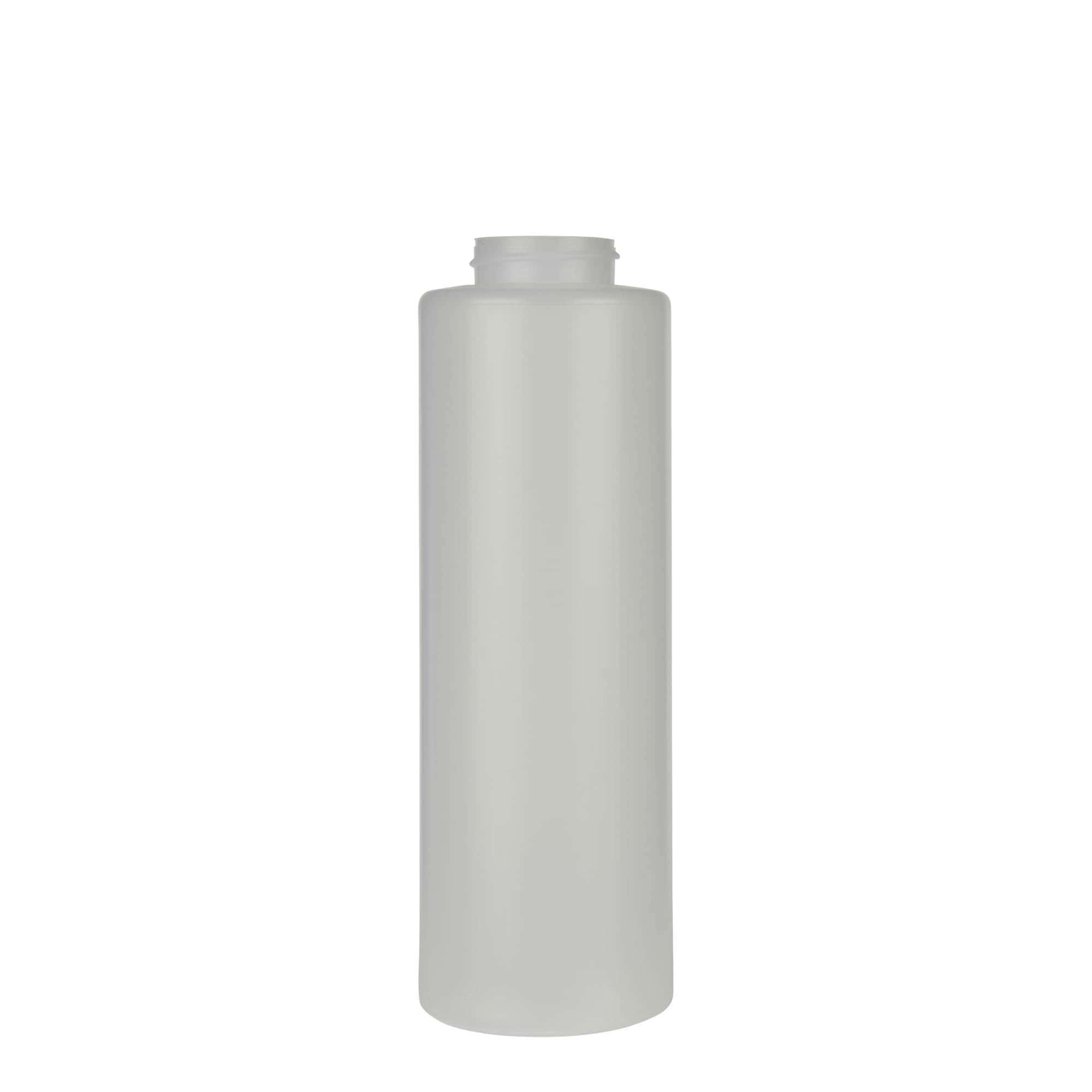 Frasco para molhos 500 ml, plástico LDPE, natural, bocal: 38/400