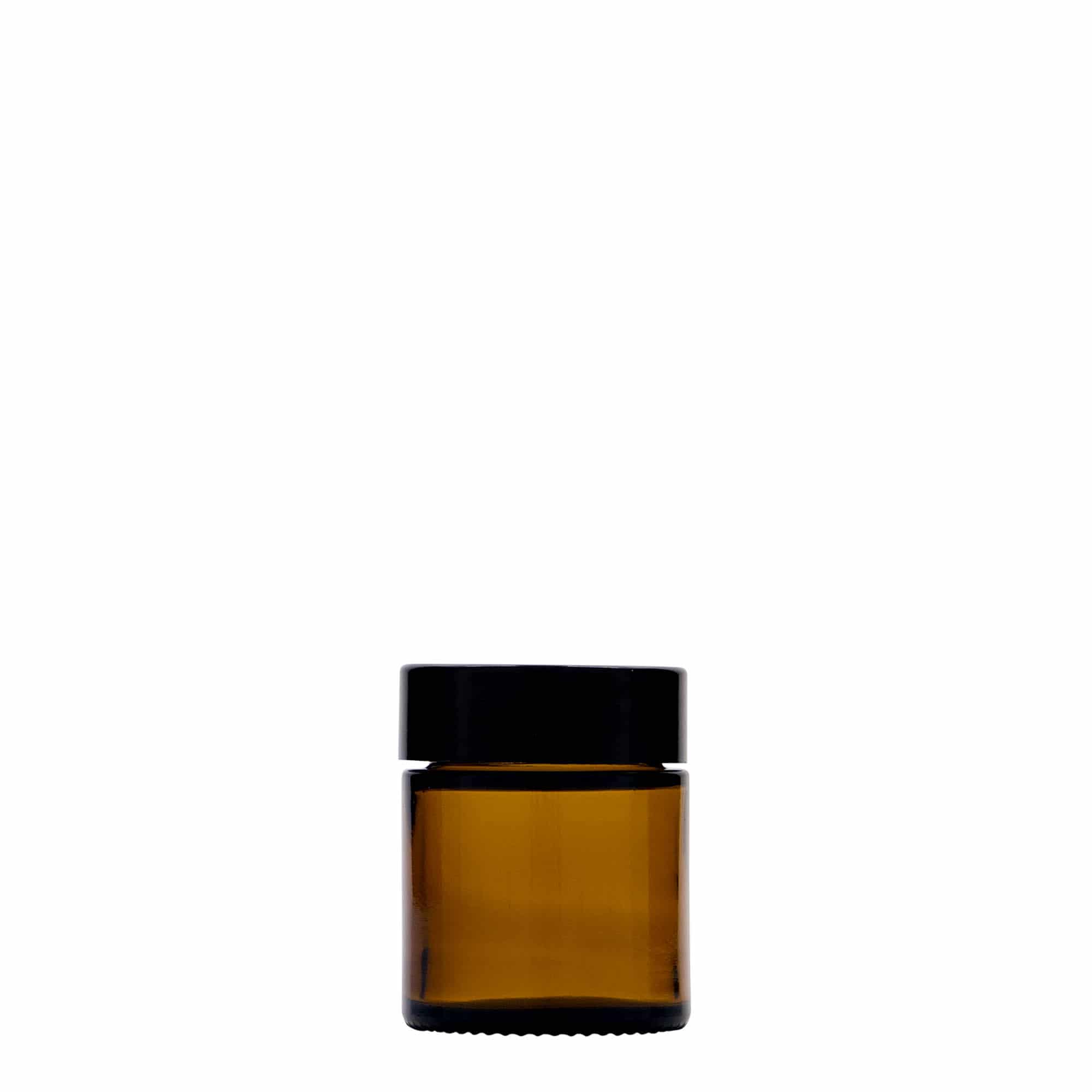 30 ml frasco 'Brown Line', vidro, castanho, abertura: tampa de rosca