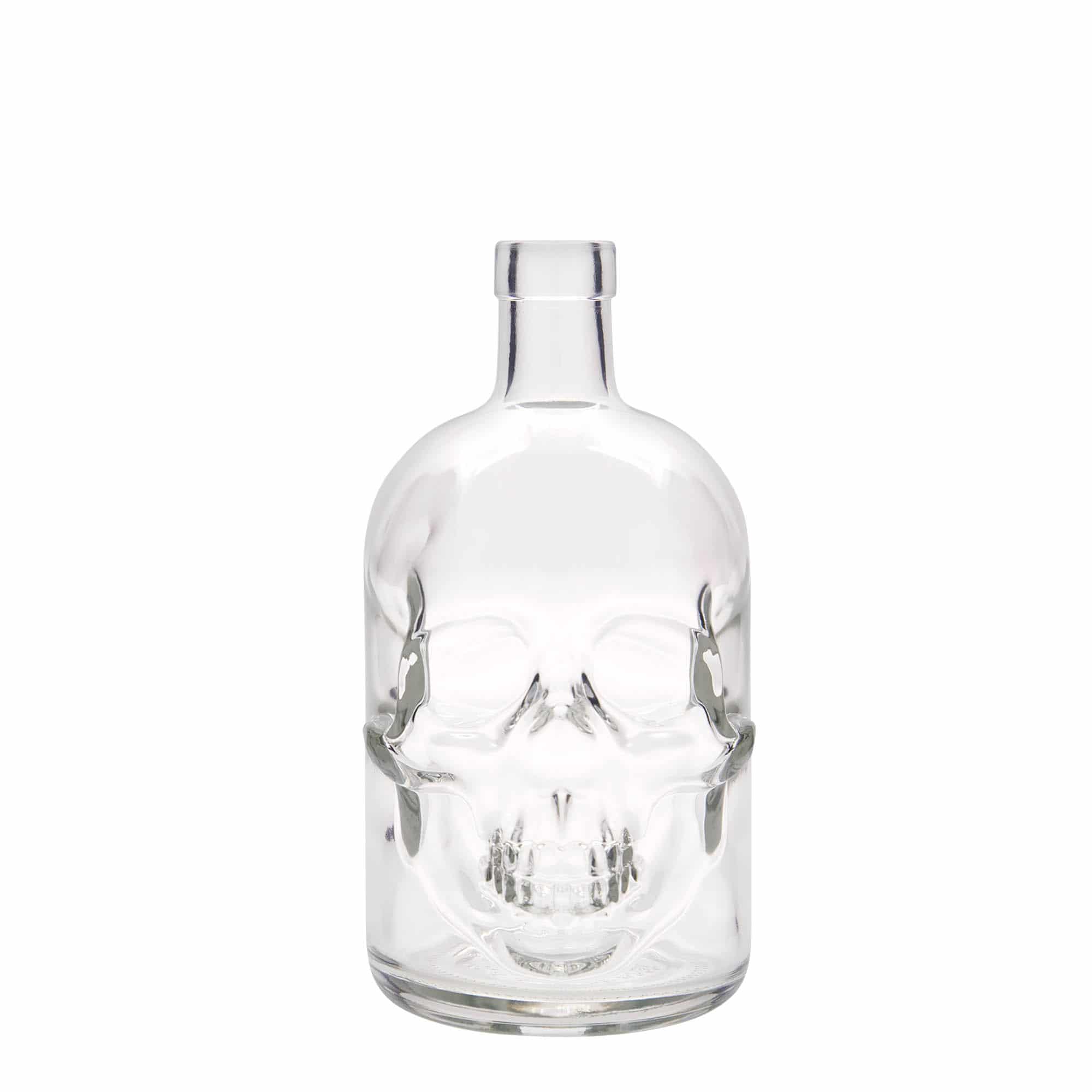 700 ml Garrafa de vidro 'Crânio', boca: Cortiça 700 ml Garrafa de vidro 'Crânio', boca: Cortiça