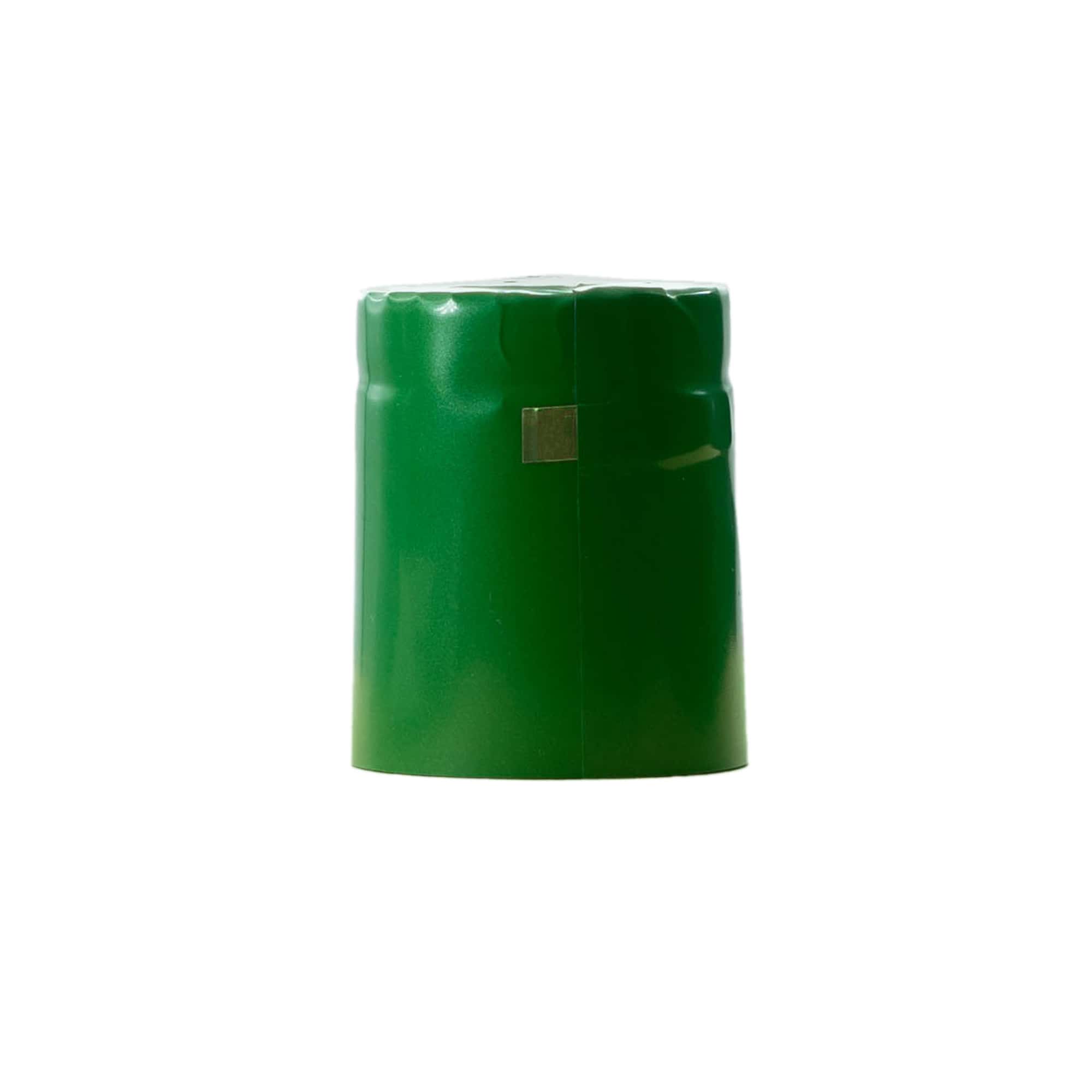 Cápsula de encolhimento 32x41, plástico PVC, verde
