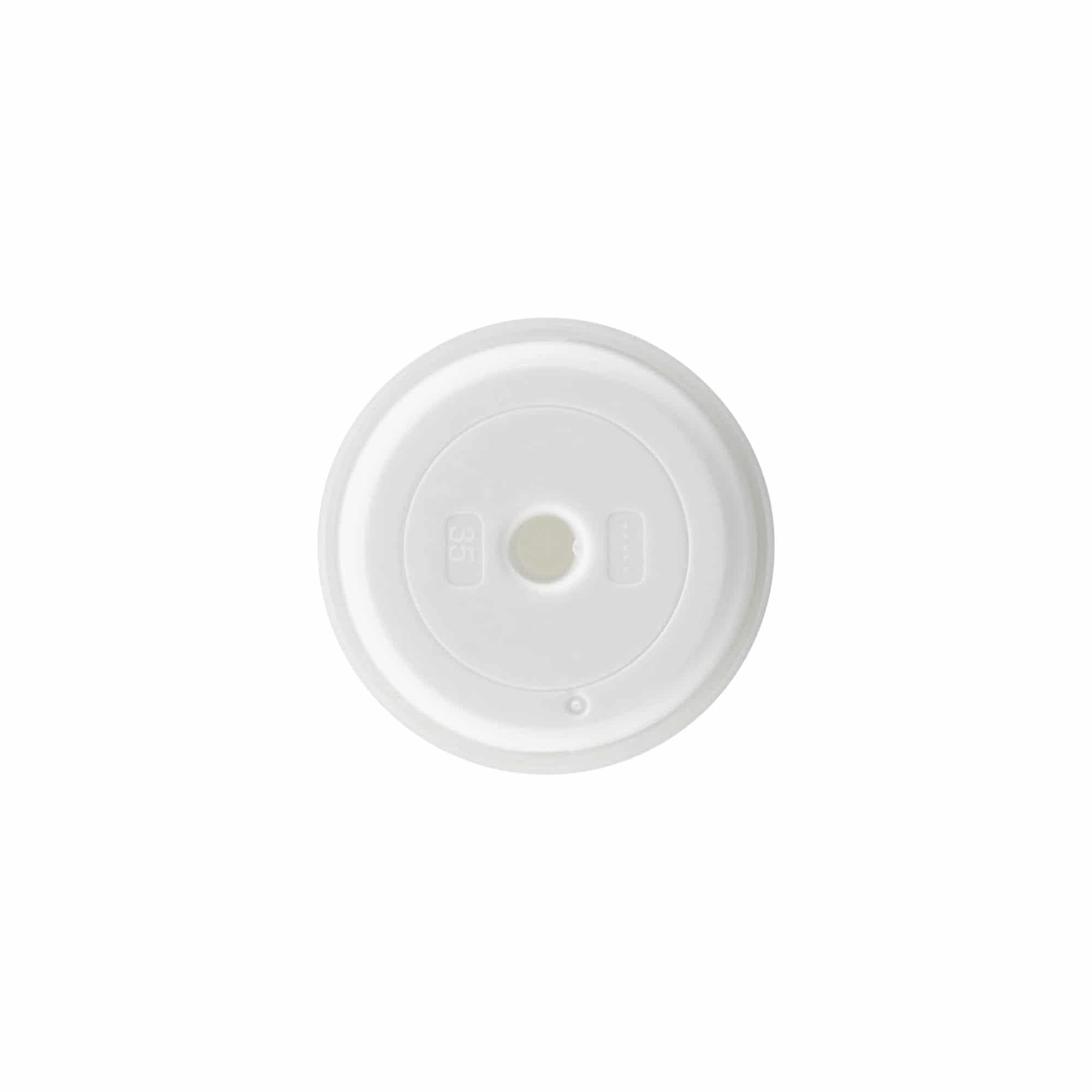Cabeça de bomba dispensadora airless 'Mezzo', plástico PP, branco