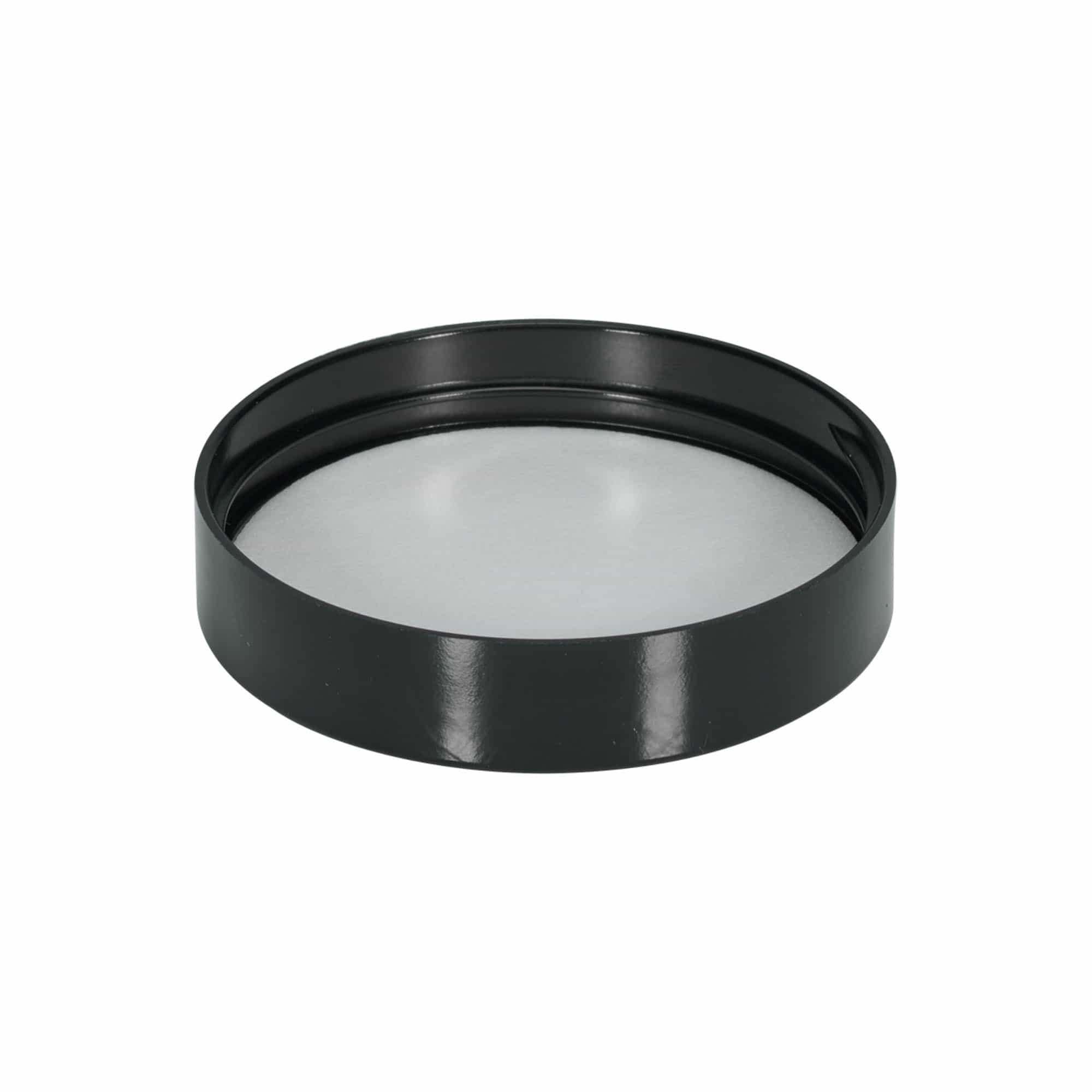 120 ml Tampa de rosca 'Brown Line', plástico HPM, preto