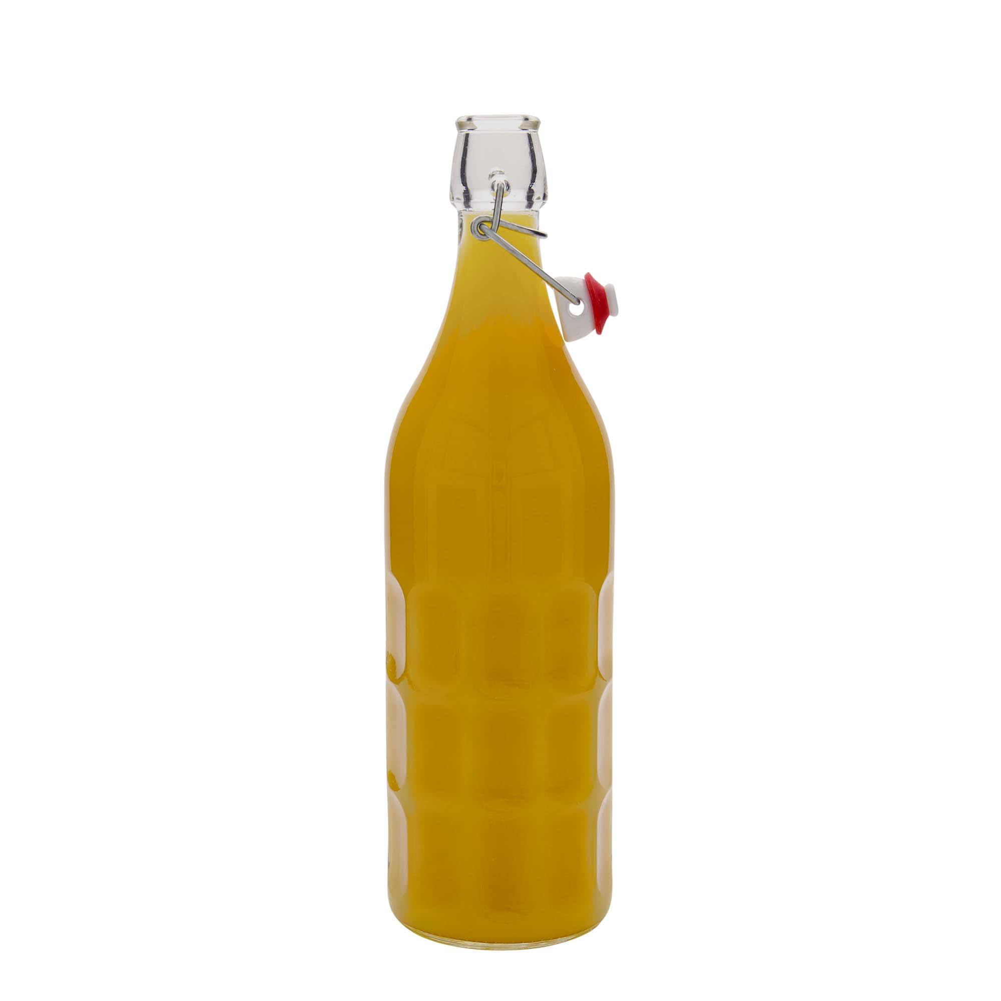 Garrafa de vidro Moresca 1.000 ml, boca: fecho de mola