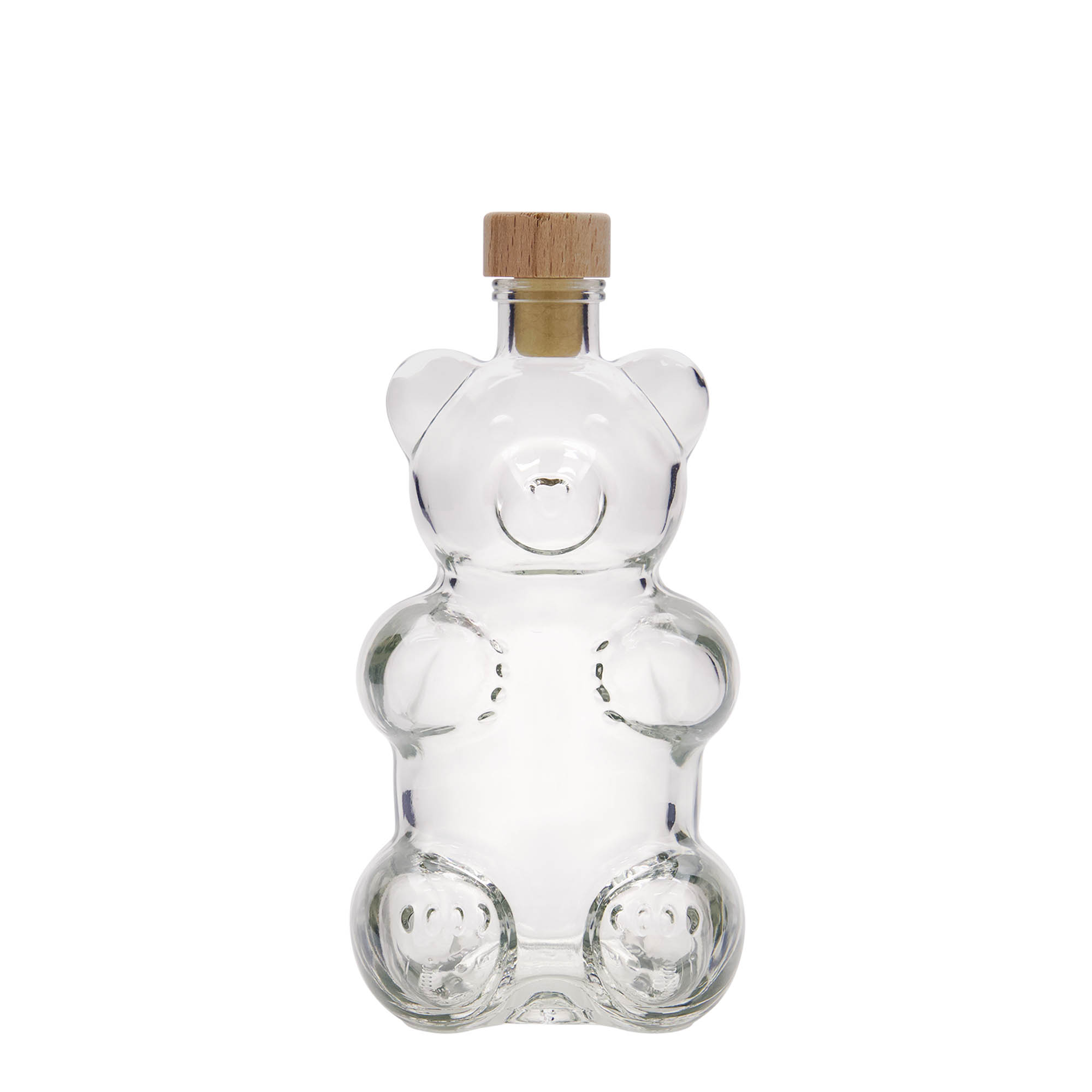 Garrafa de vidro de 350 ml 'Urso', Boca: Cortiça Garrafa de vidro de 350 ml 'Urso', Boca: Cortiça