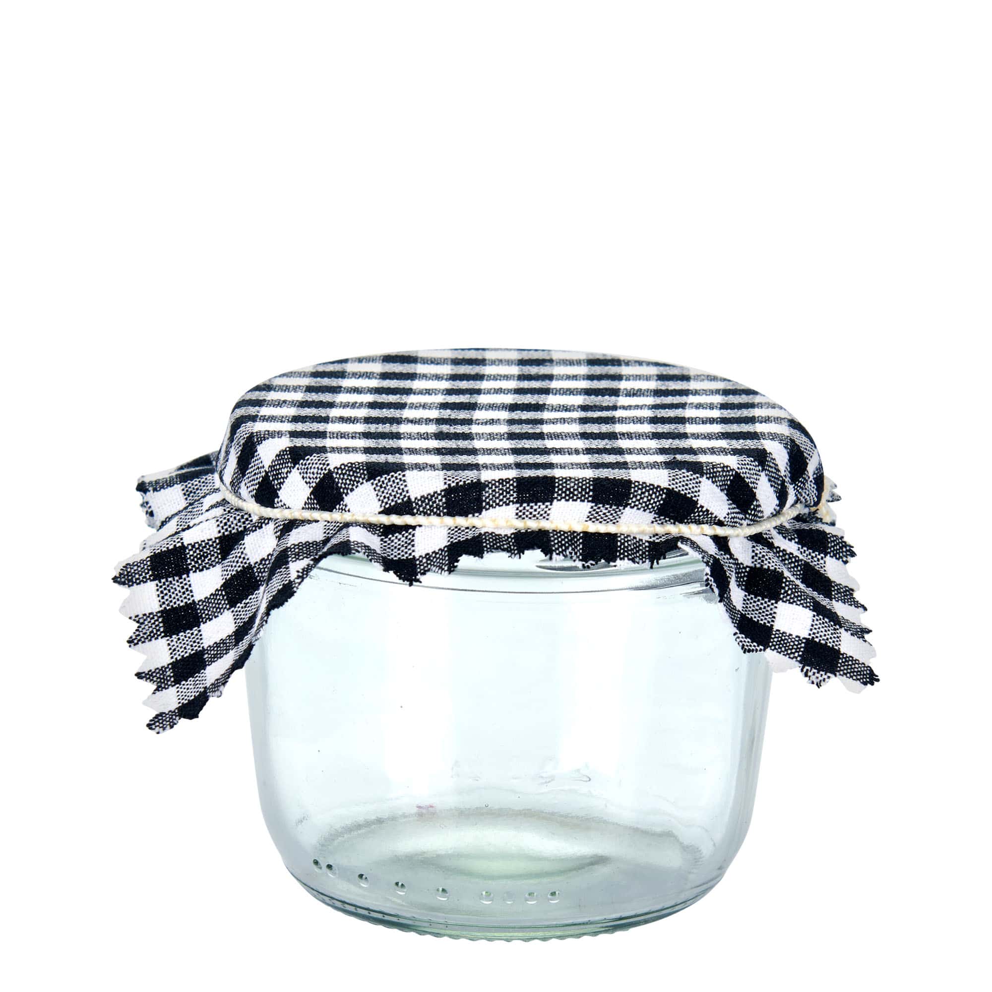 Guardanapo de tecido aos quadrados 12x12, quadrado, têxtil, preto, abertura: TO38-TO53