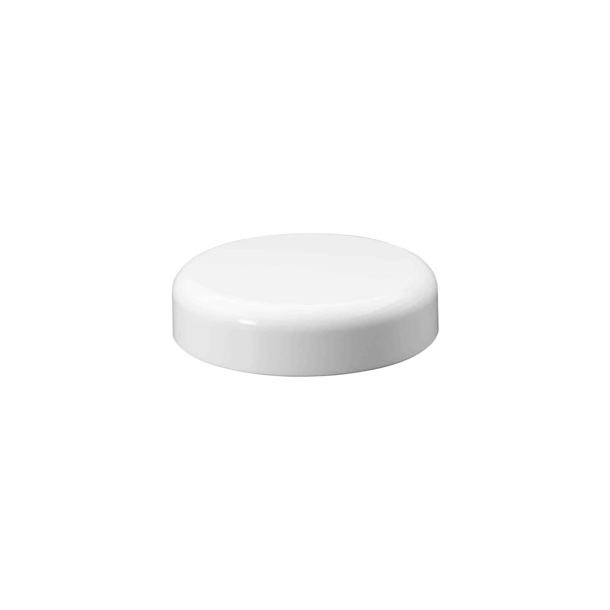Tampa de rosca para 100 ml 'Bianca', plástico PP, branco