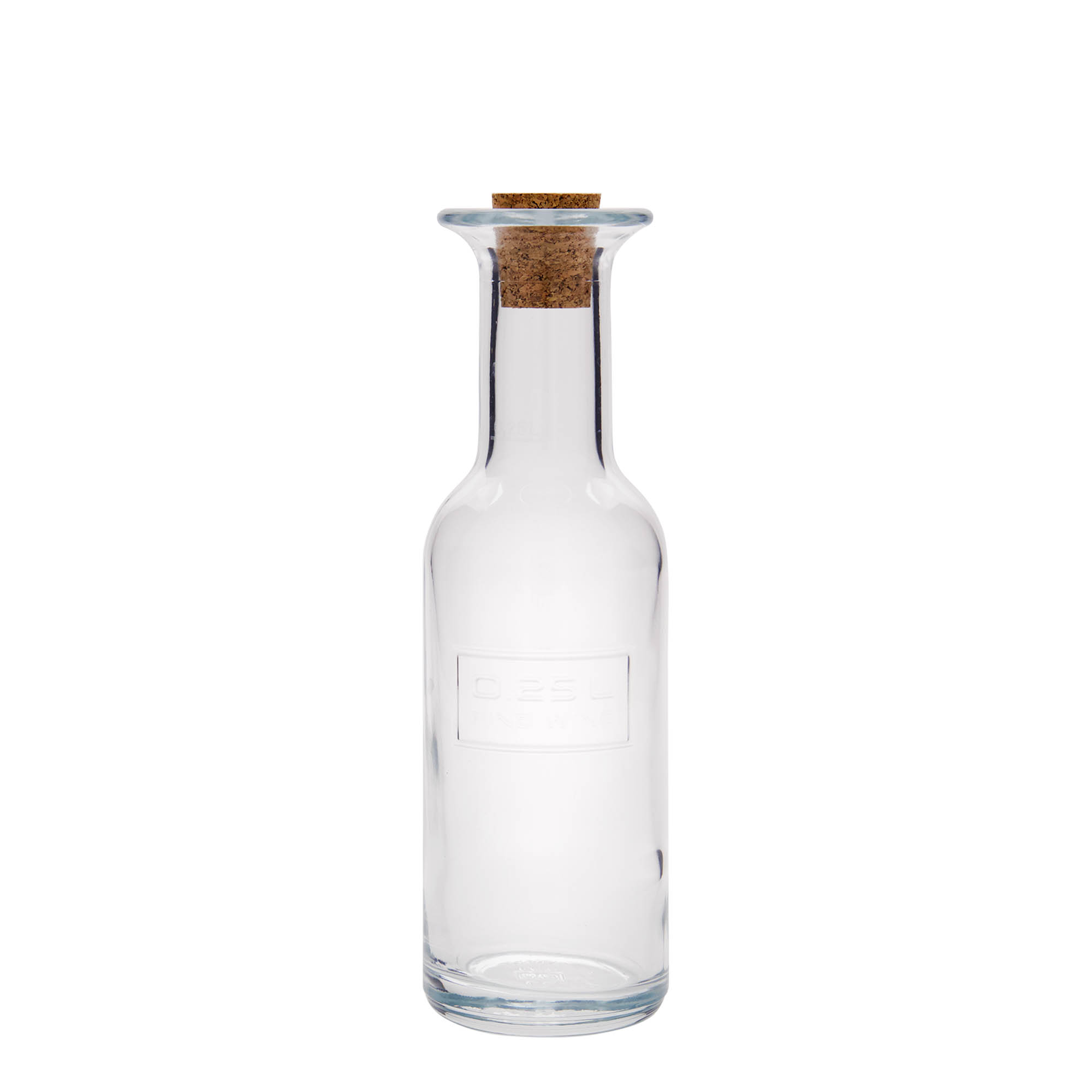 Garrafa de vidro de 250 ml 'Optima Fine Wine', boca: cortiça