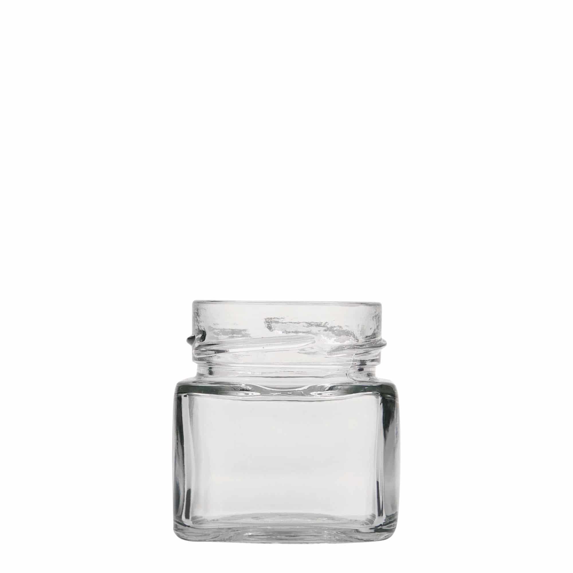 106 ml Frasco quadrado 'Ikarus', boca: Deep-Twist-Off (DTO 58)