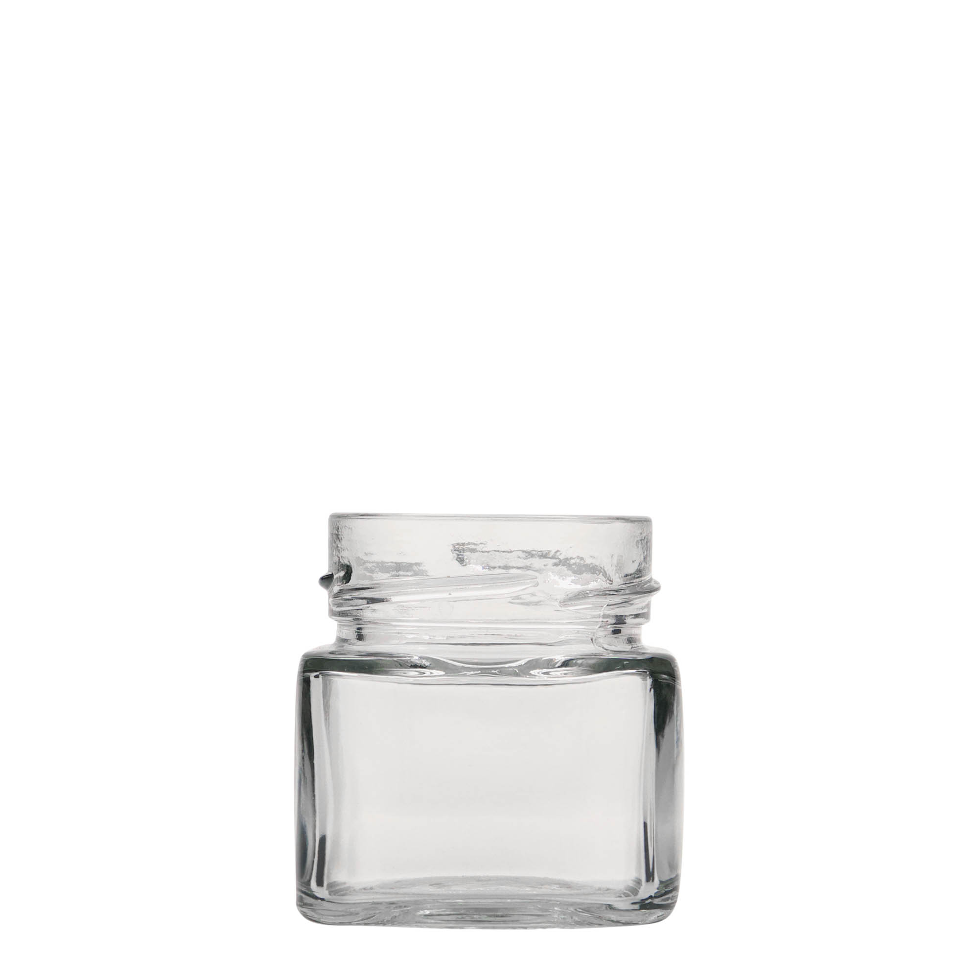 106 ml Frasco quadrado 'Ikarus', Boca: Deep-Twist-Off (DTO 58)