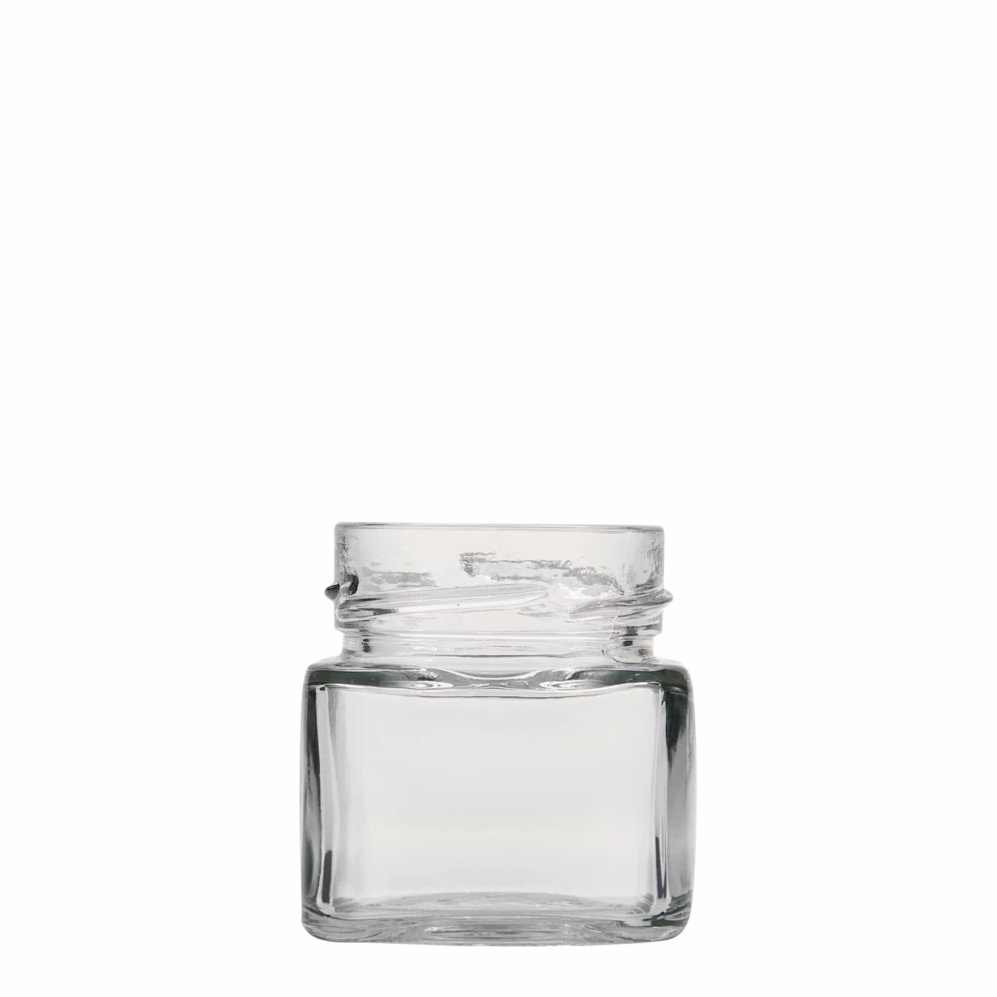 106 ml Frasco quadrado 'Ikarus', Boca: Deep-Twist-Off (DTO 58)