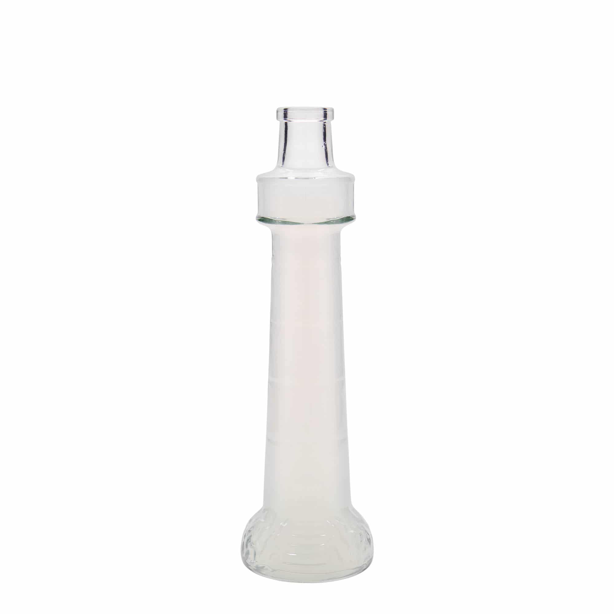 Garrafa de vidro de 200 ml 'Leuchtturm', boca: cortiça