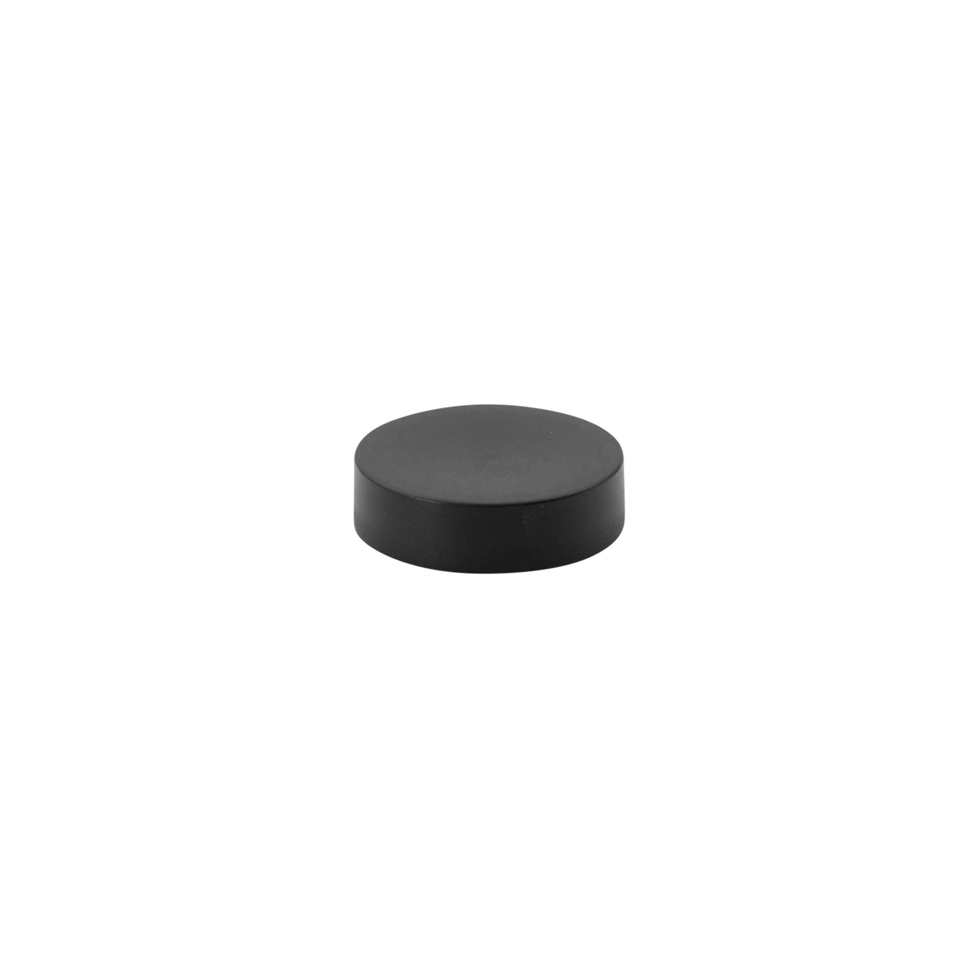 Tampa de rosca para 15 ml 'Antonella', plástico PP, preto