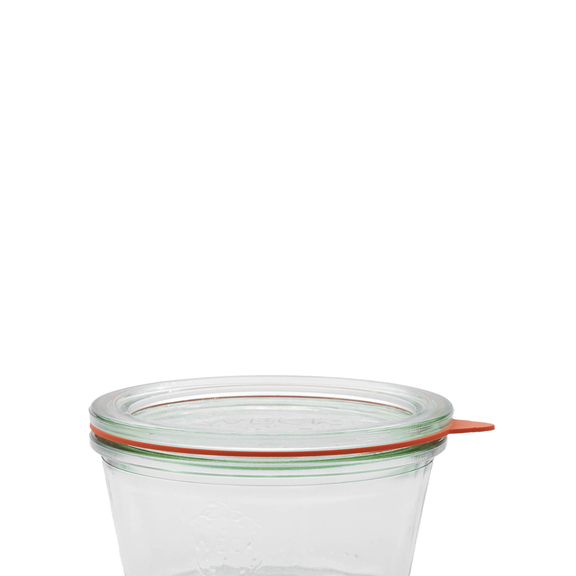 Anel de conserva WECK RR100 #, vermelho, abertura: borda redonda