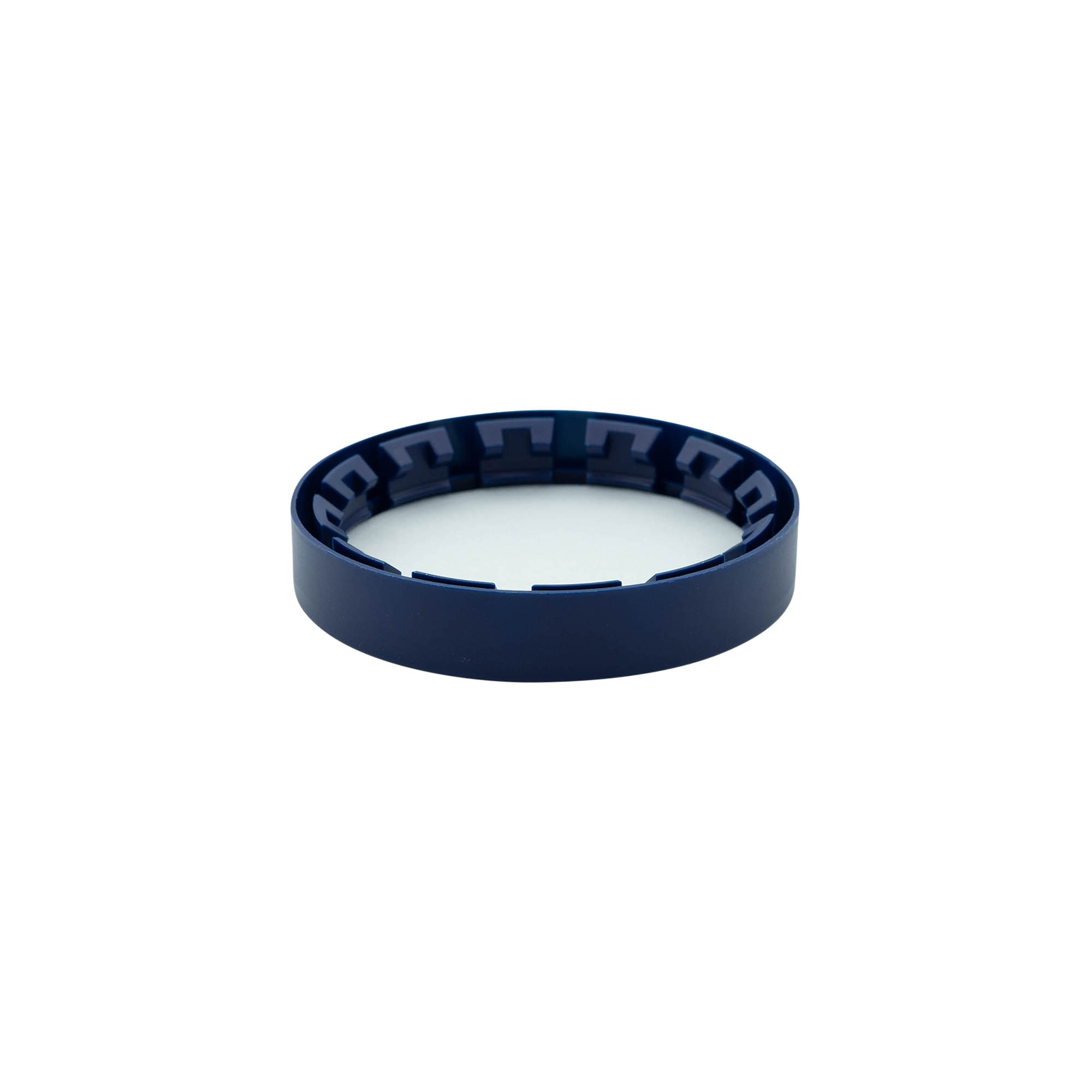 Tampa invertida para vaso de cerâmica padrão, plástico HDPE, azul