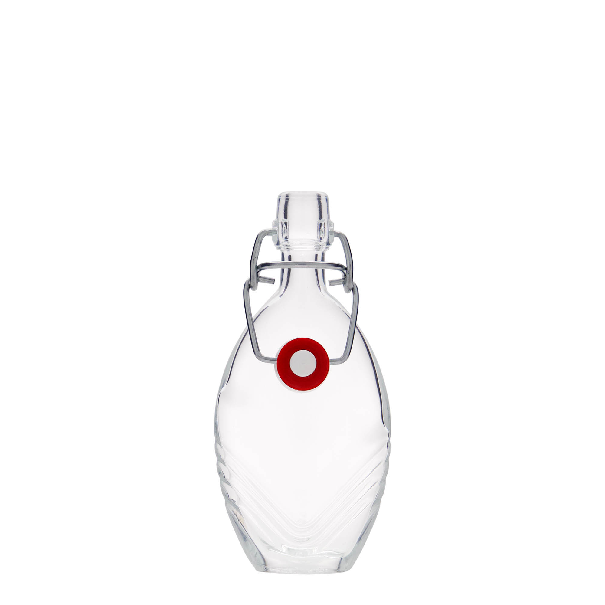 Frasco de vidro de 40 ml 'Florence', oval, boca: fecho de mola Frasco de vidro de 40 ml 'Florence', oval, boca: fecho de mola