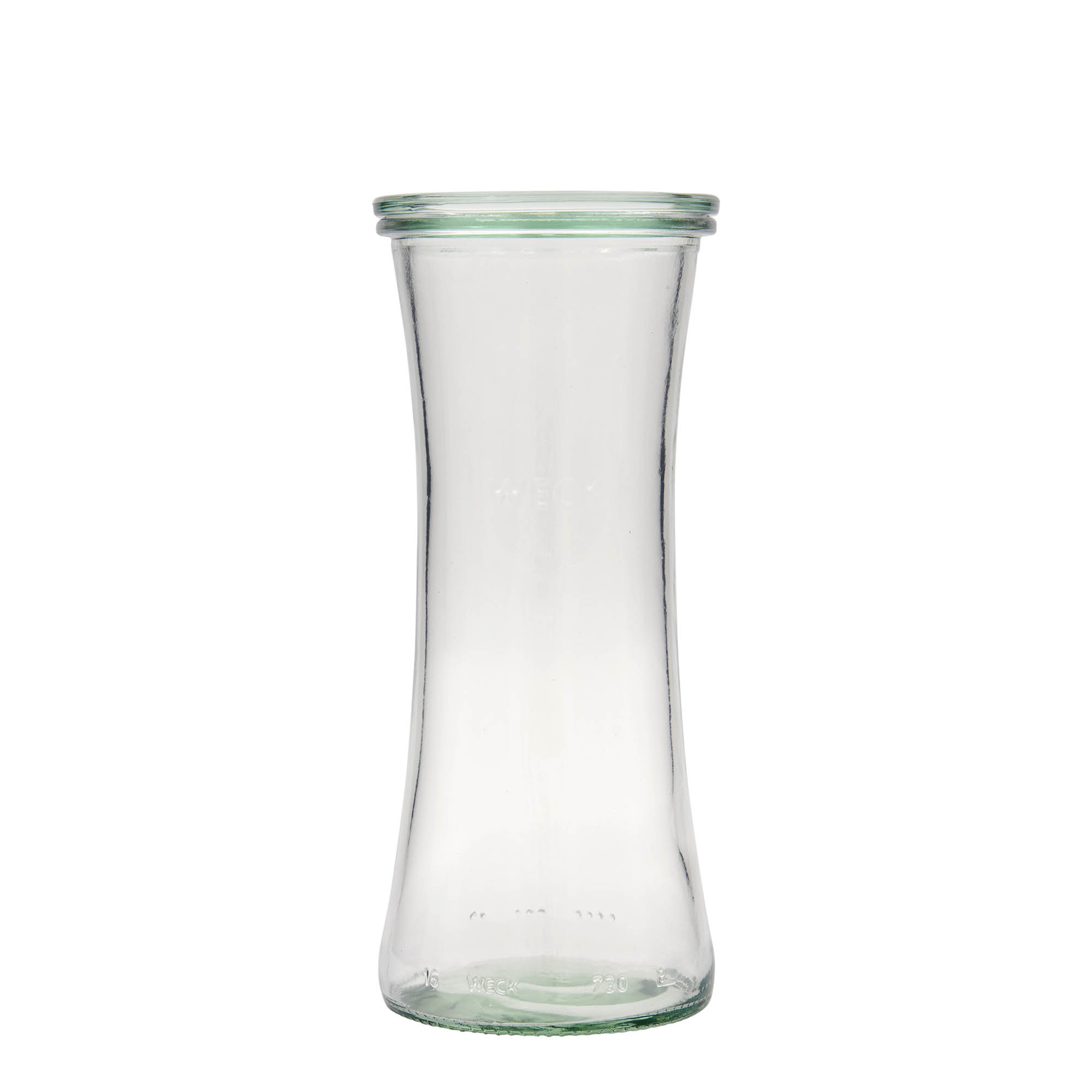 6x 730 ml frasco gourmet WECK com tampa de vidro RR 80