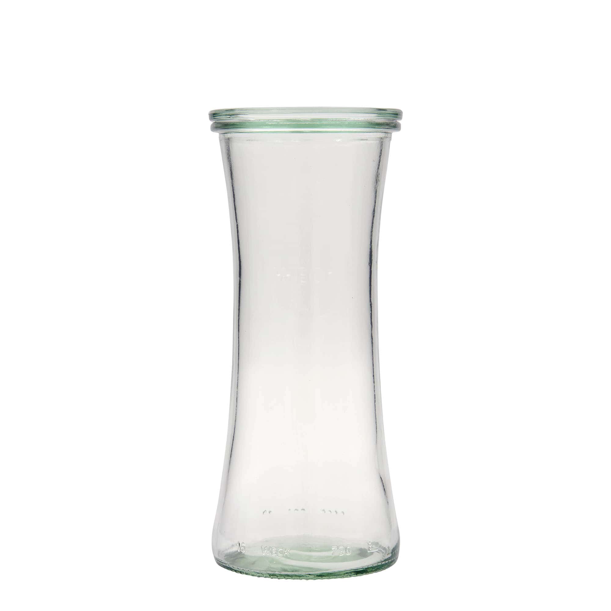 6x 730 ml frasco gourmet WECK com tampa de vidro RR 80