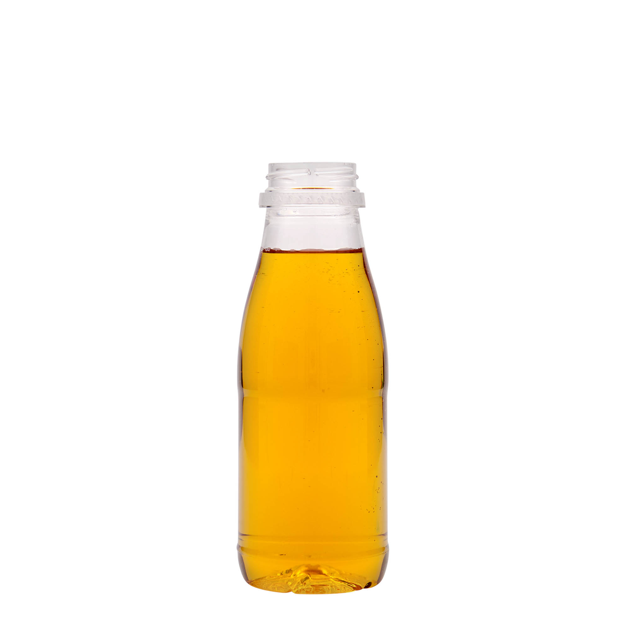 330 ml Garrafa PET 'Milk and Juice', plástico, boca: 38 mm