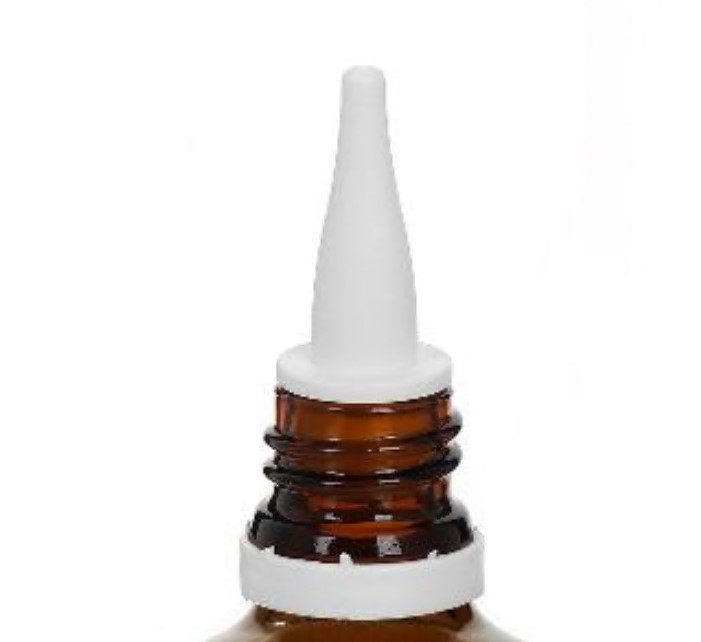 Tampa de rosca com aplicador, plástico PE, branco, para abertura: DIN 18 Tampa de rosca com aplicador, plástico PE, branco, para abertura: DIN 18