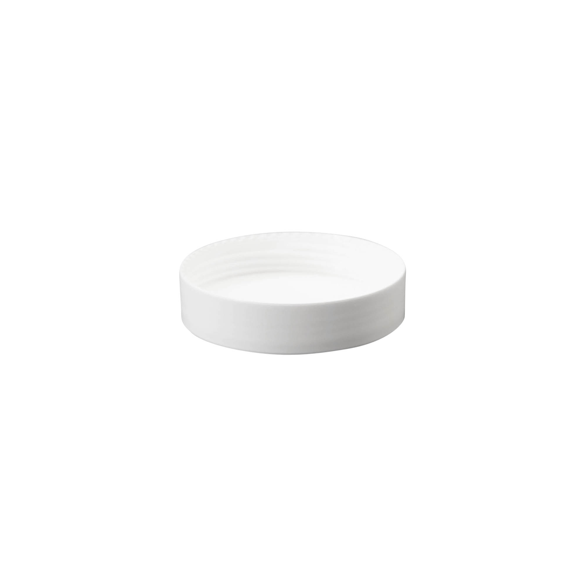 Tampa de rosca 50 ml 'Antonella', plástico PP, branco Tampa de rosca 50 ml 'Antonella', plástico PP, branco