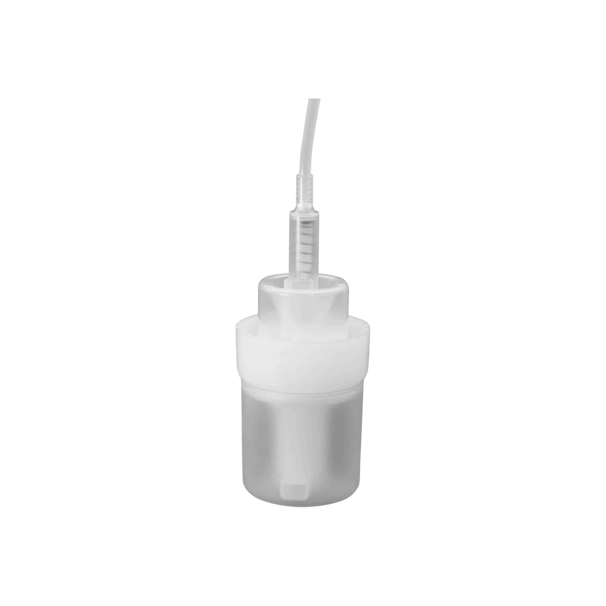 Dispensador 100 ml 'Foamer', plástico PP, branco, para boca: Tampa de rosca Dispensador 100 ml 'Foamer', plástico PP, branco, para boca: Tampa de rosca