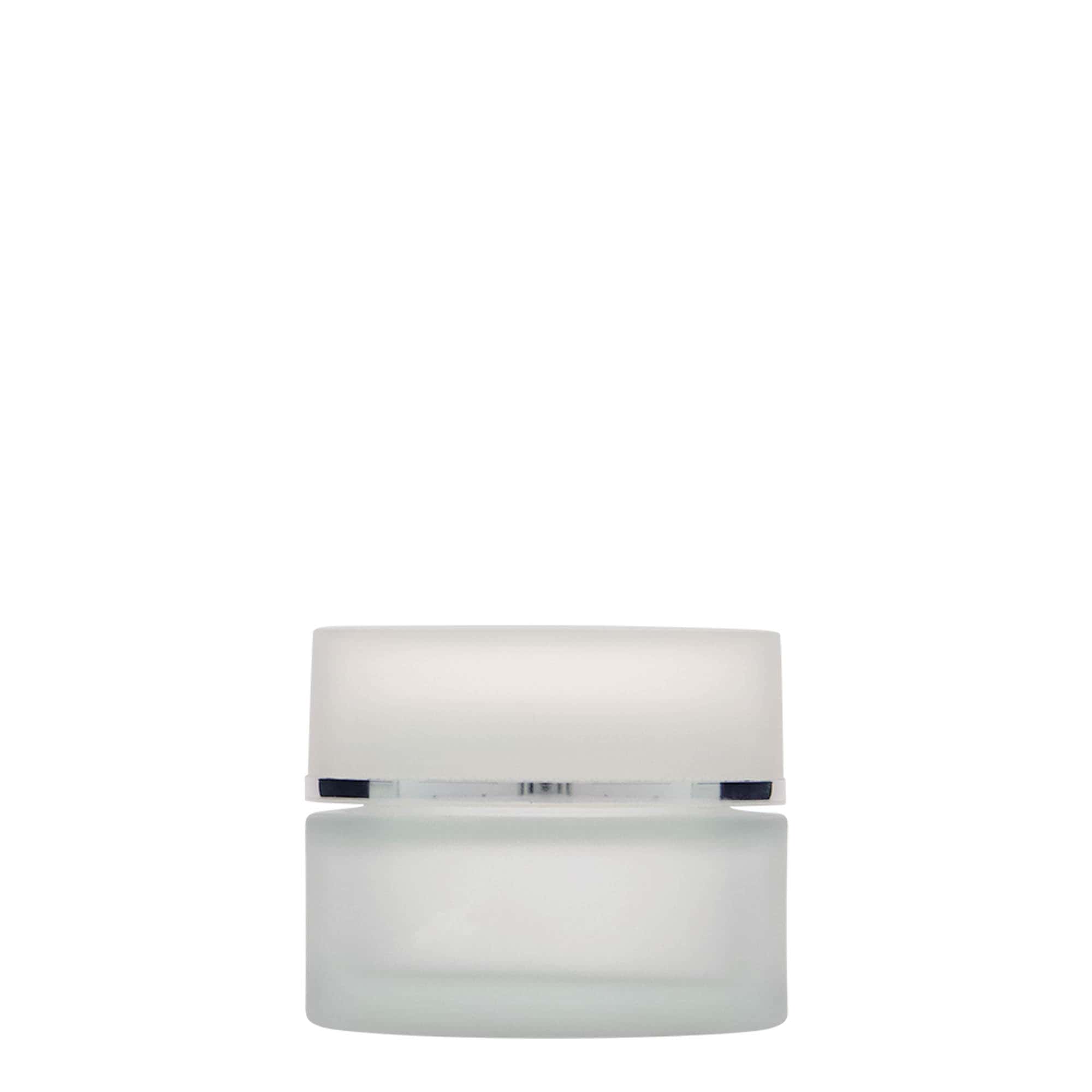 50 ml frasco 'Edição Platina', vidro, fosco, abertura: tampa de rosca