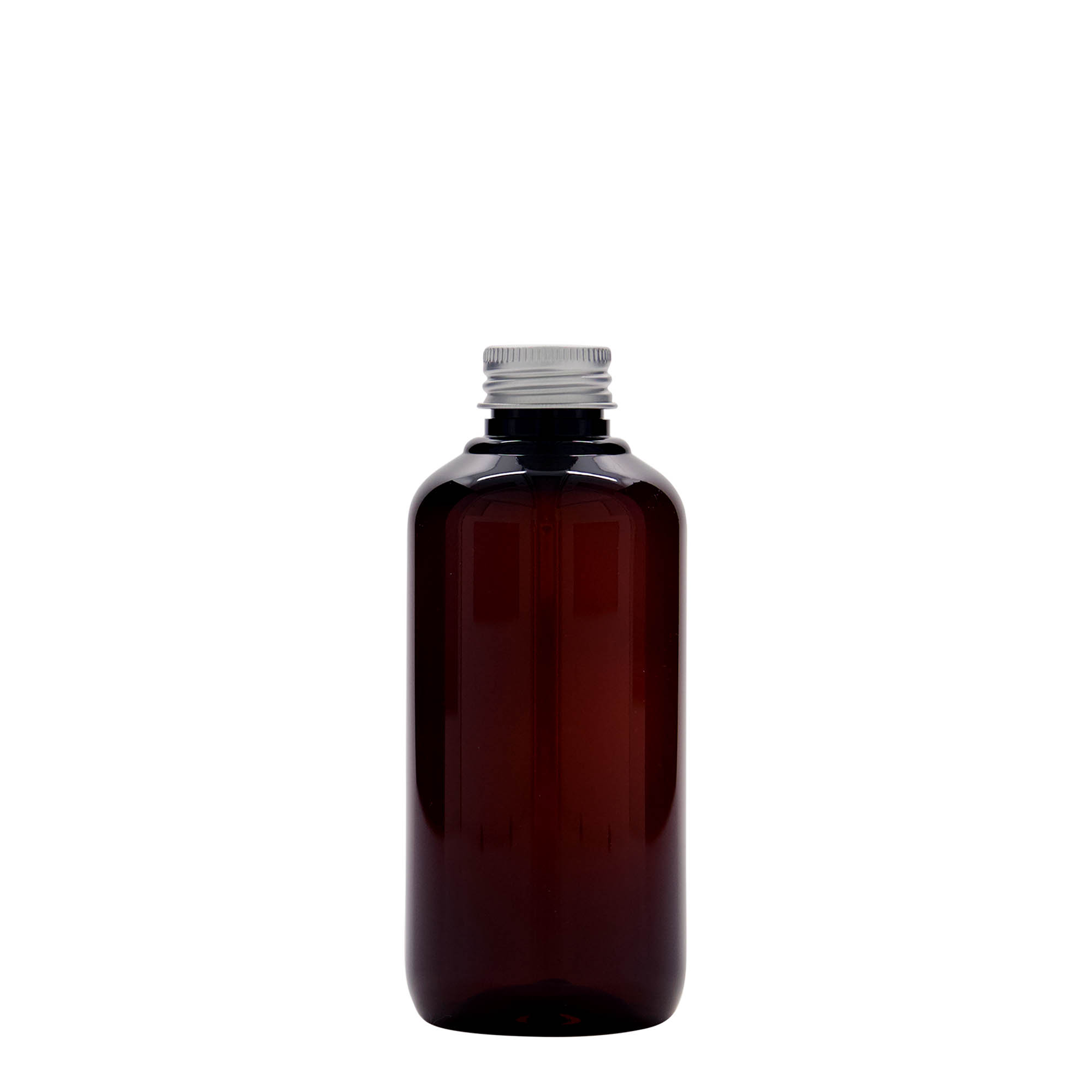 200 ml garrafa de plástico reciclado 'Victor's Best', PCR, castanha, boca: 24/410