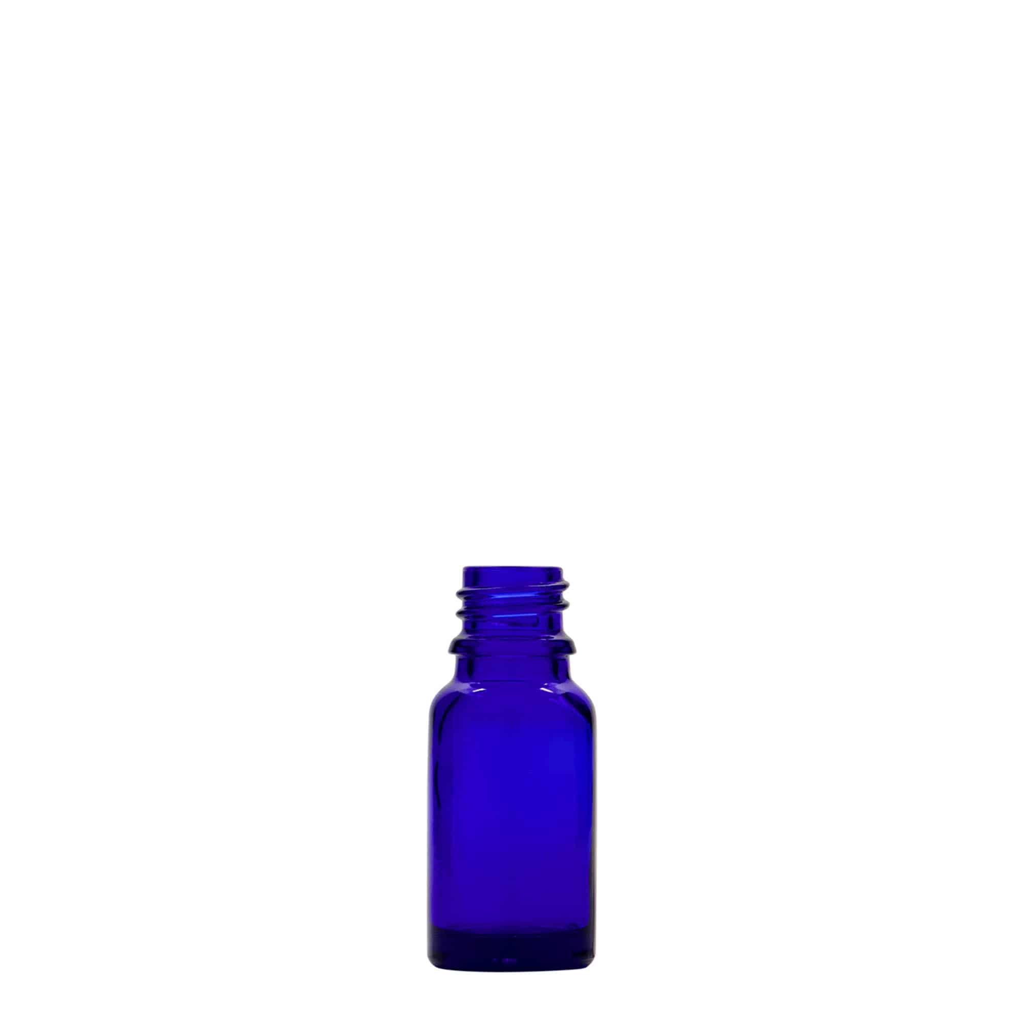 10 ml Frasco de medicamentos, vidro, azul real, boca: DIN 18 10 ml Frasco de medicamentos, vidro, azul real, boca: DIN 18