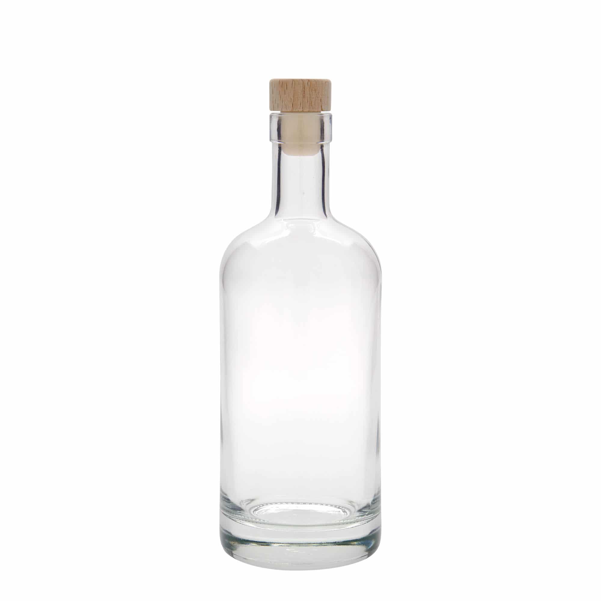 500 ml Garrafa de vidro 'Linea Uno', boca: Cortiça