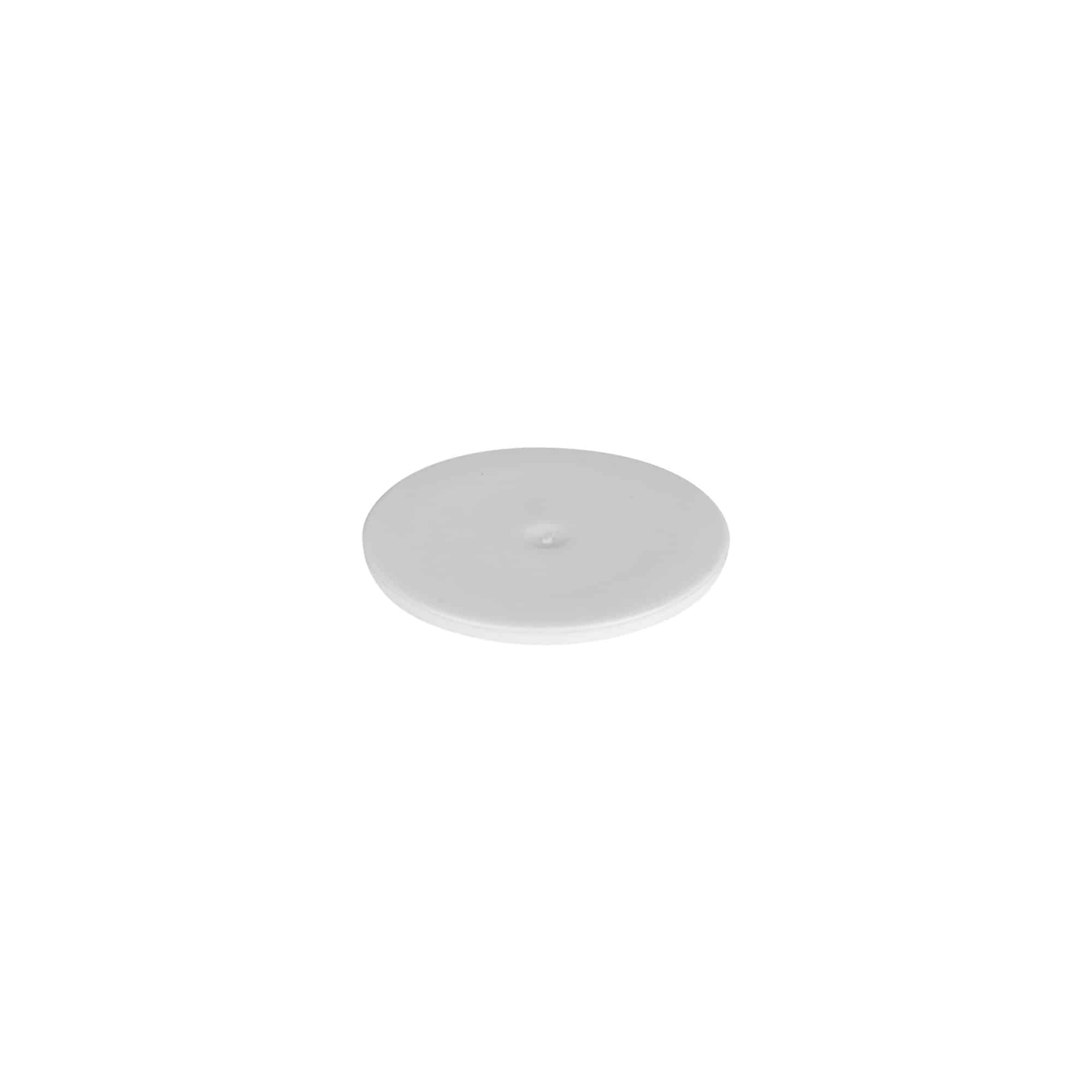 5 ml Placa de cobertura 'Bianca', plástico PP, branco