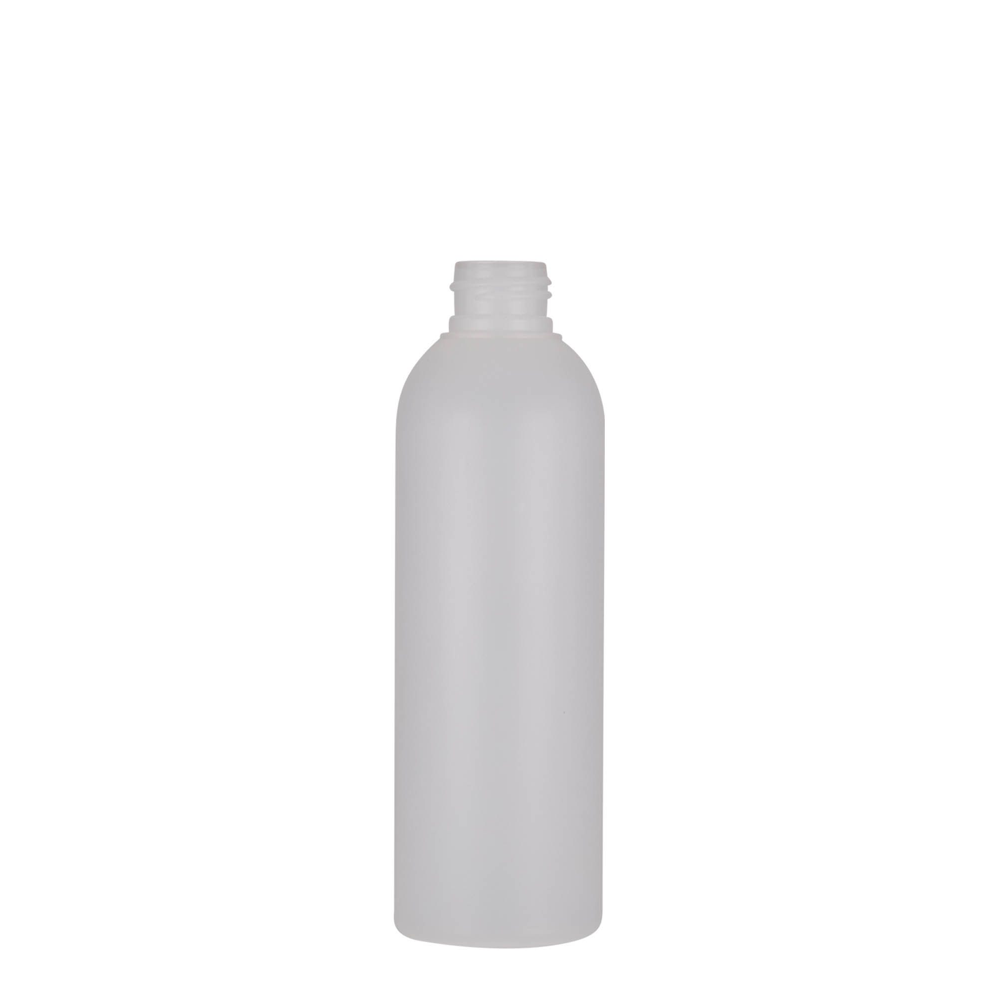 Frasco de plástico de 200 ml 'Tuffy', HDPE, natural, boca: 24/410 Frasco de plástico de 200 ml 'Tuffy', HDPE, natural, boca: 24/410