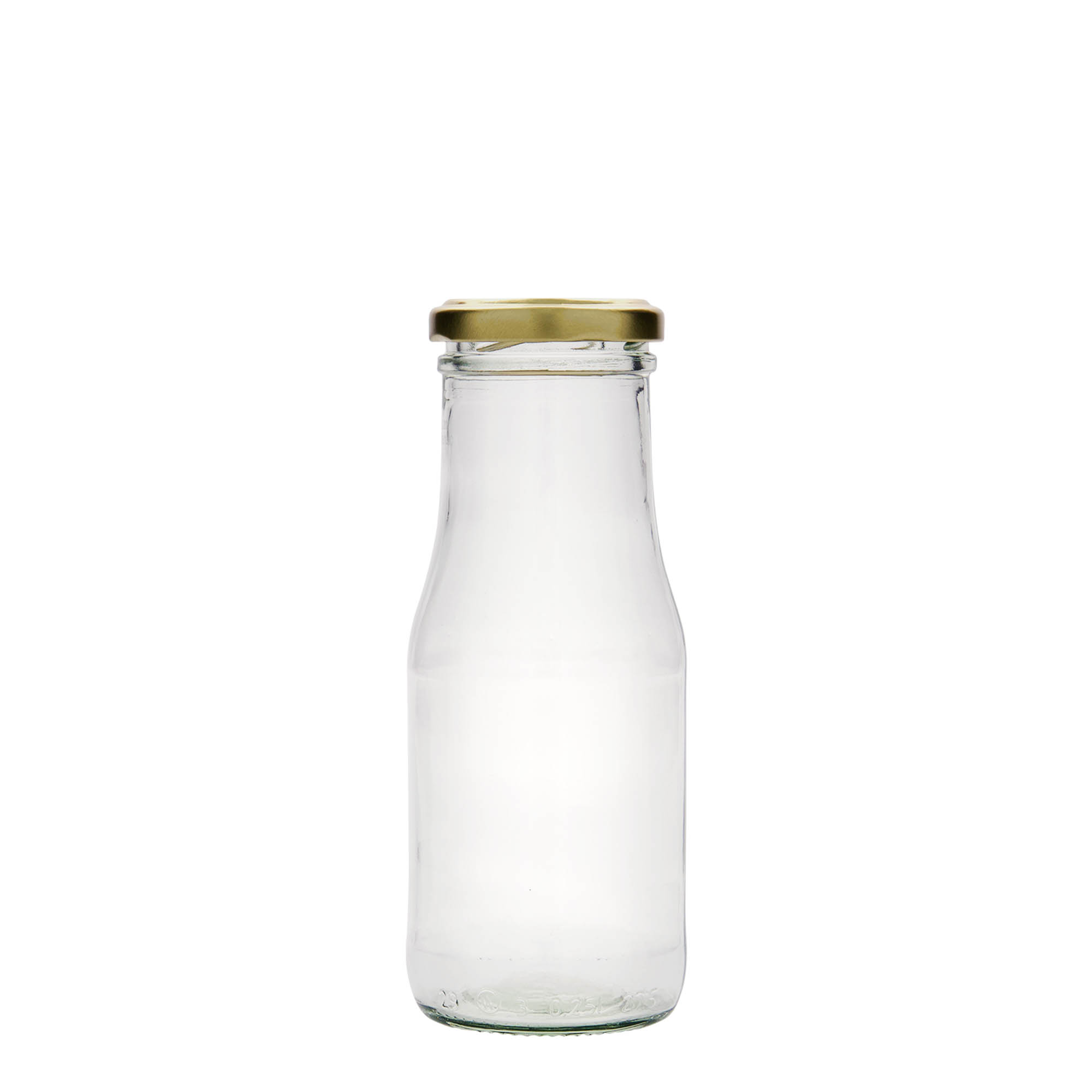 Frasco de vidro de 250 ml Susann, boca: Twist-Off (TO 48) Frasco de vidro de 250 ml Susann, boca: Twist-Off (TO 48)