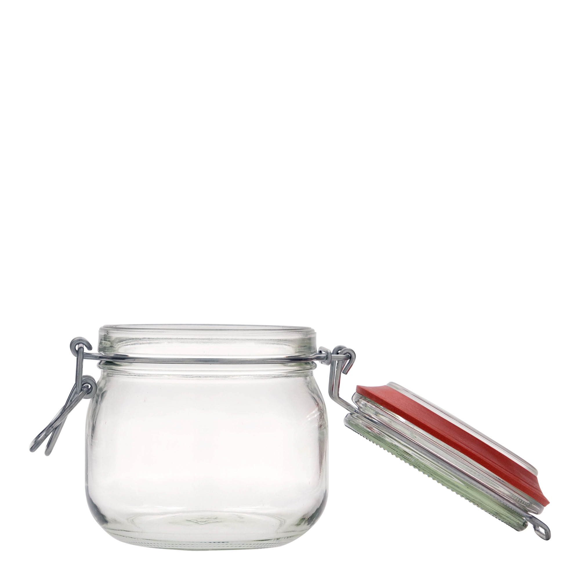 634 ml frasco de vidro com fecho de arame e forma arredondada, abertura: fecho de arame 634 ml frasco de vidro com fecho de arame e forma arredondada, abertura: fecho de arame