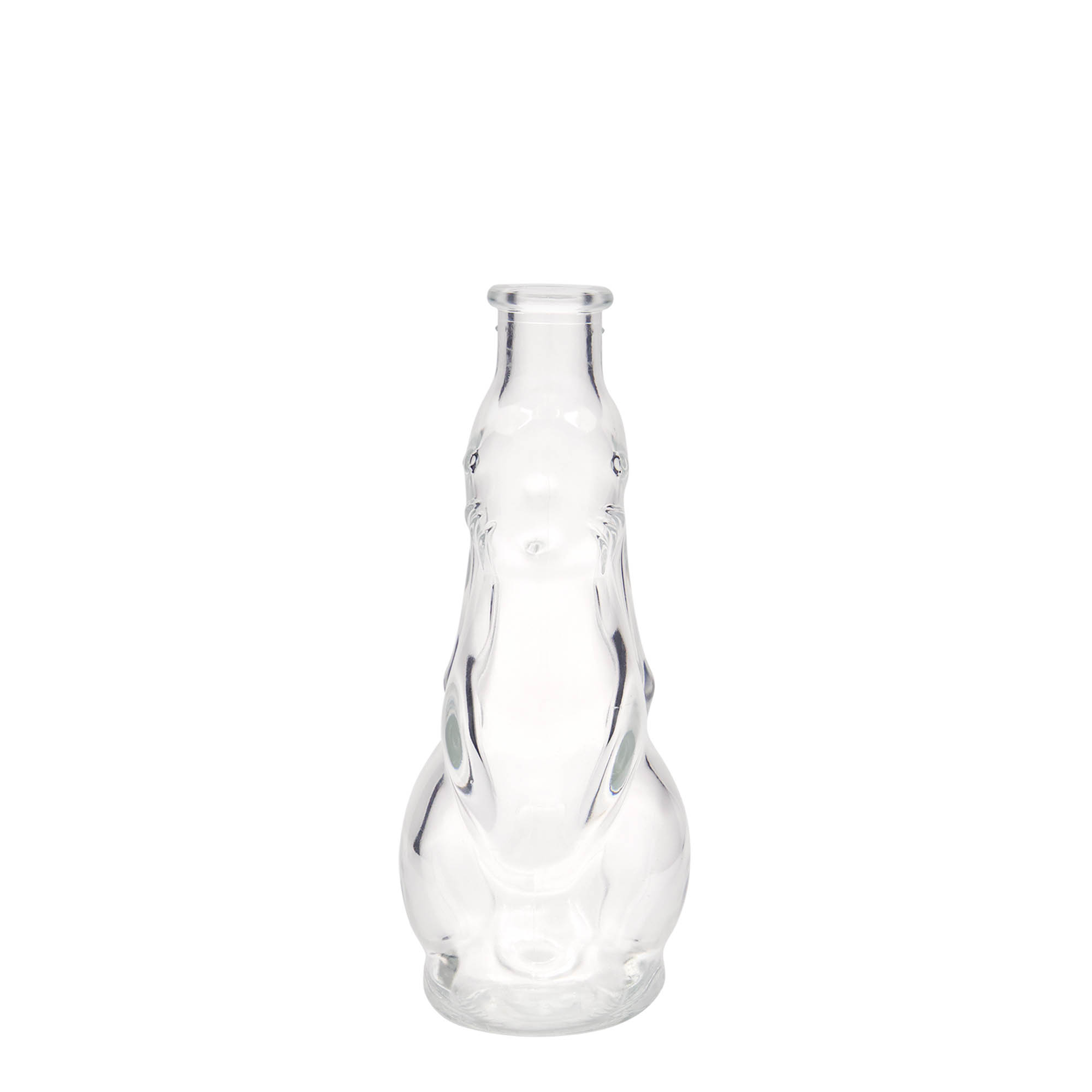 Garrafa de vidro de 200 ml 'Coelho', boca: cortiça Garrafa de vidro de 200 ml 'Coelho', boca: cortiça